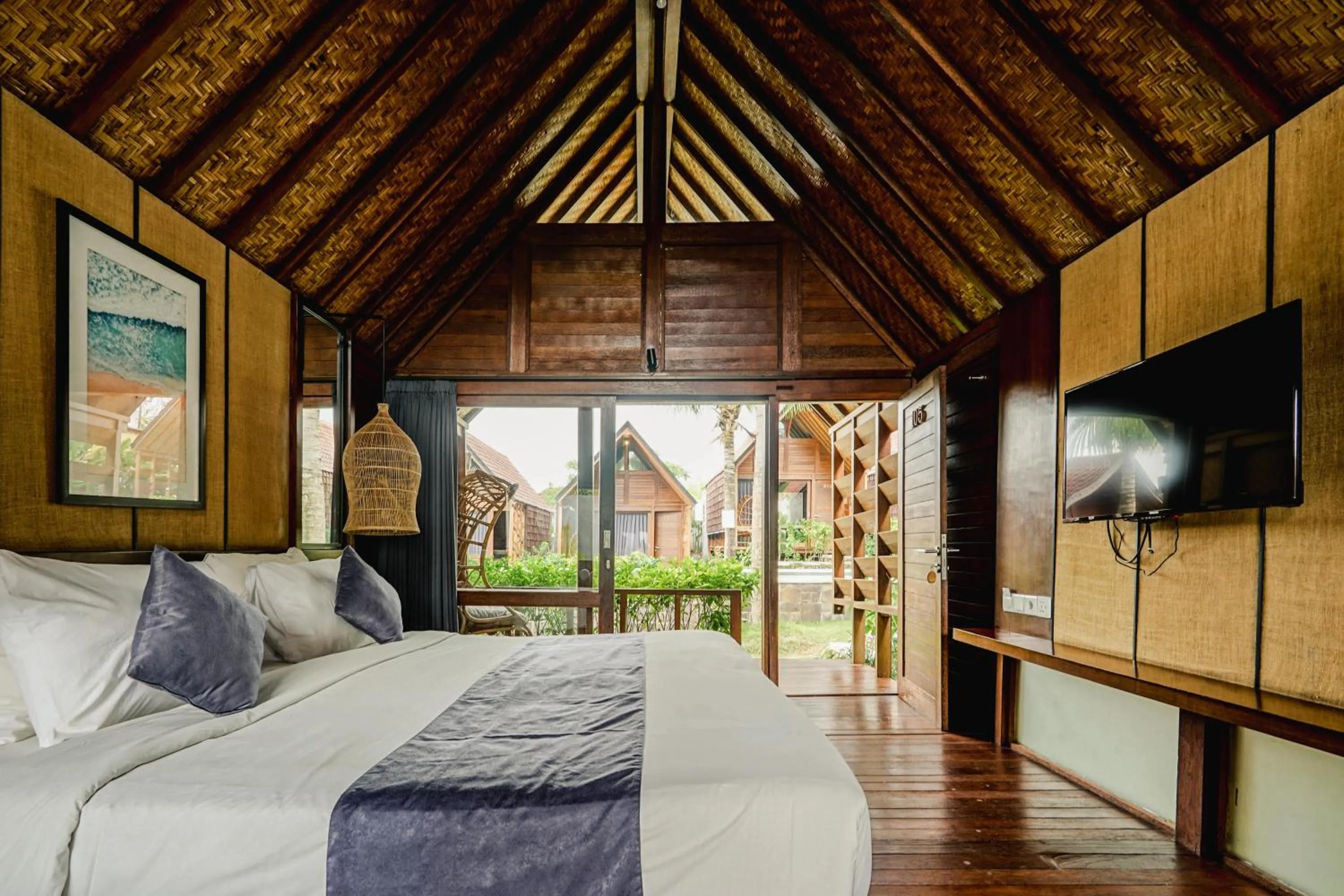 Bed in Bingin Lodge Uluwatu