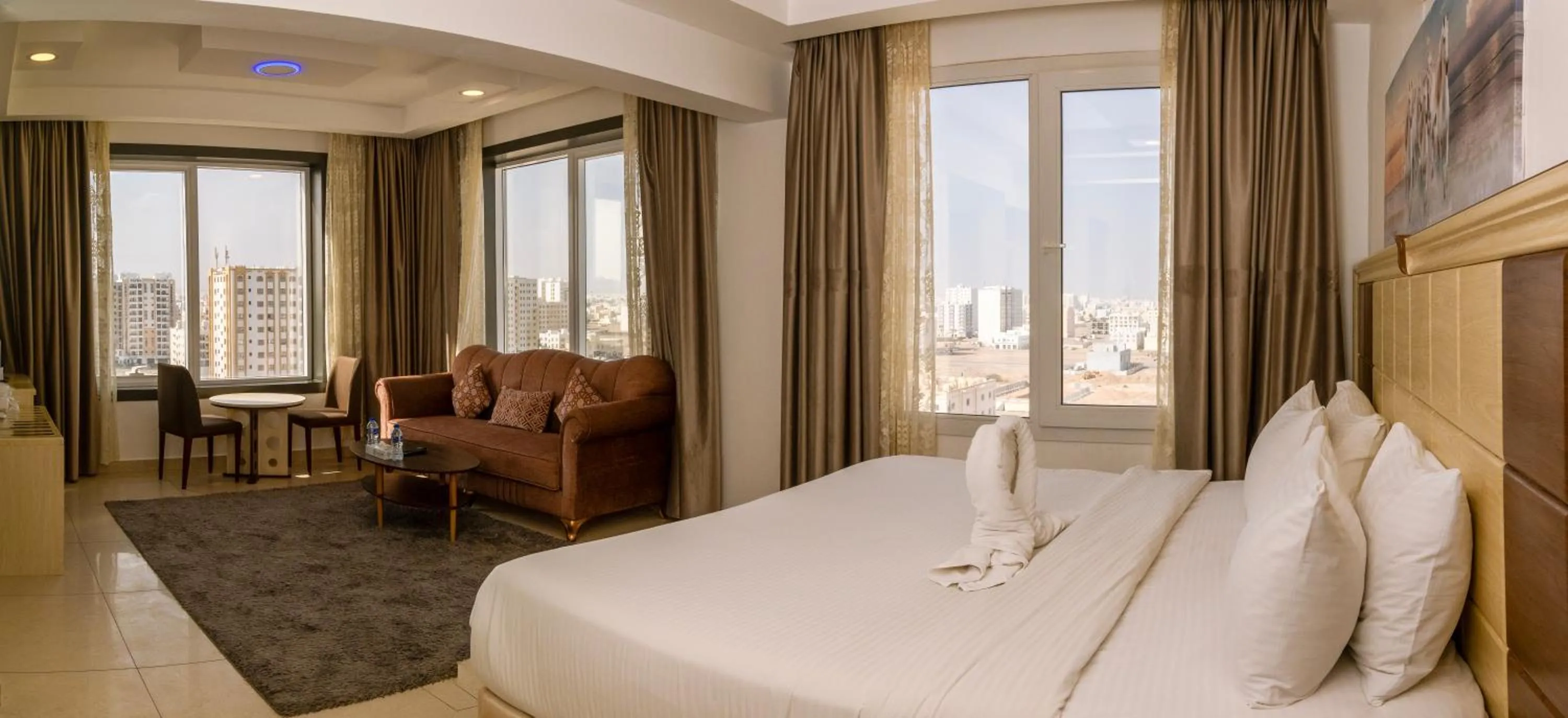 Bed in Diamond Star Hotel فندق النجمة الماسية