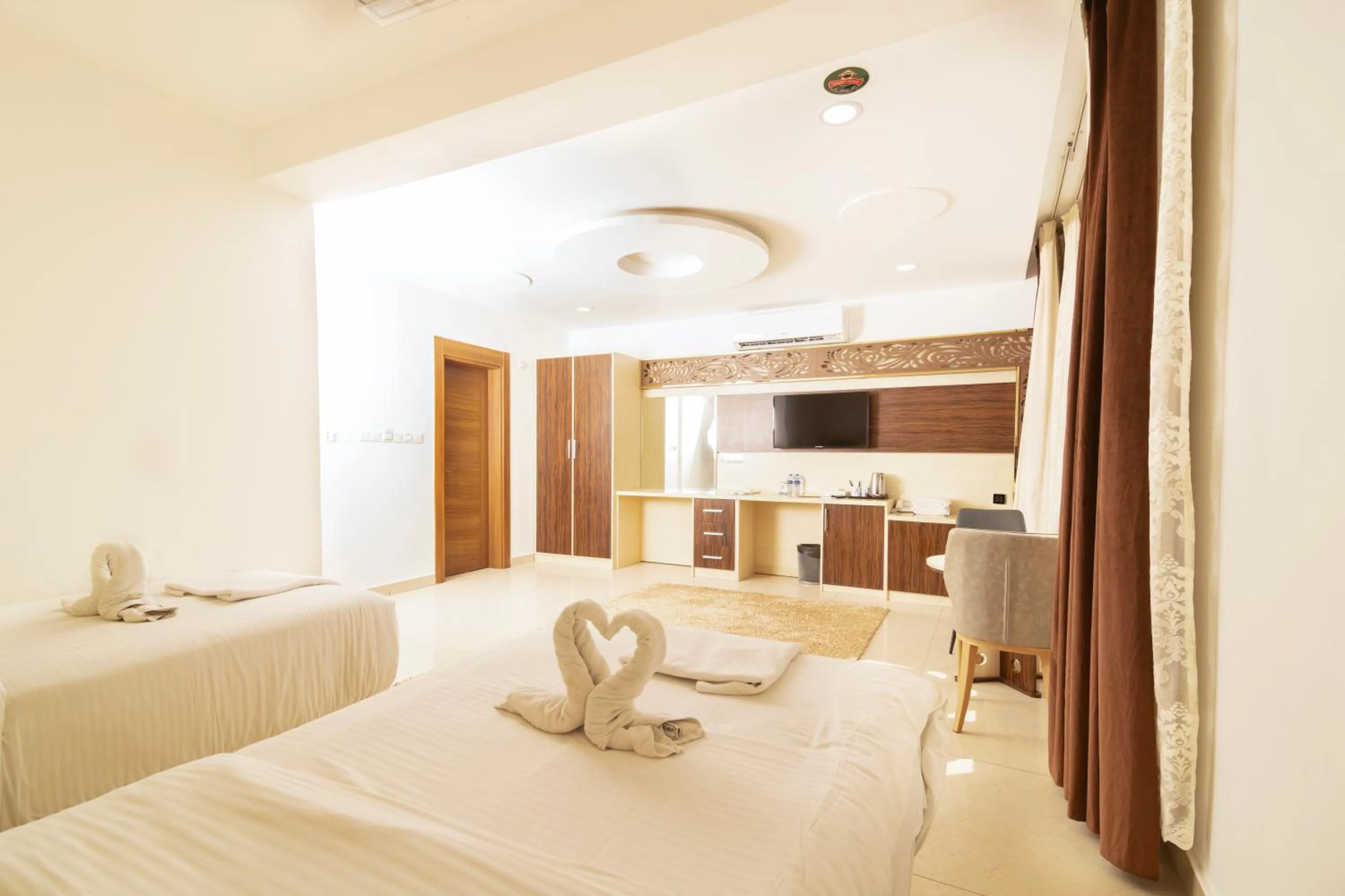 Bed in Diamond Star Hotel فندق النجمة الماسية