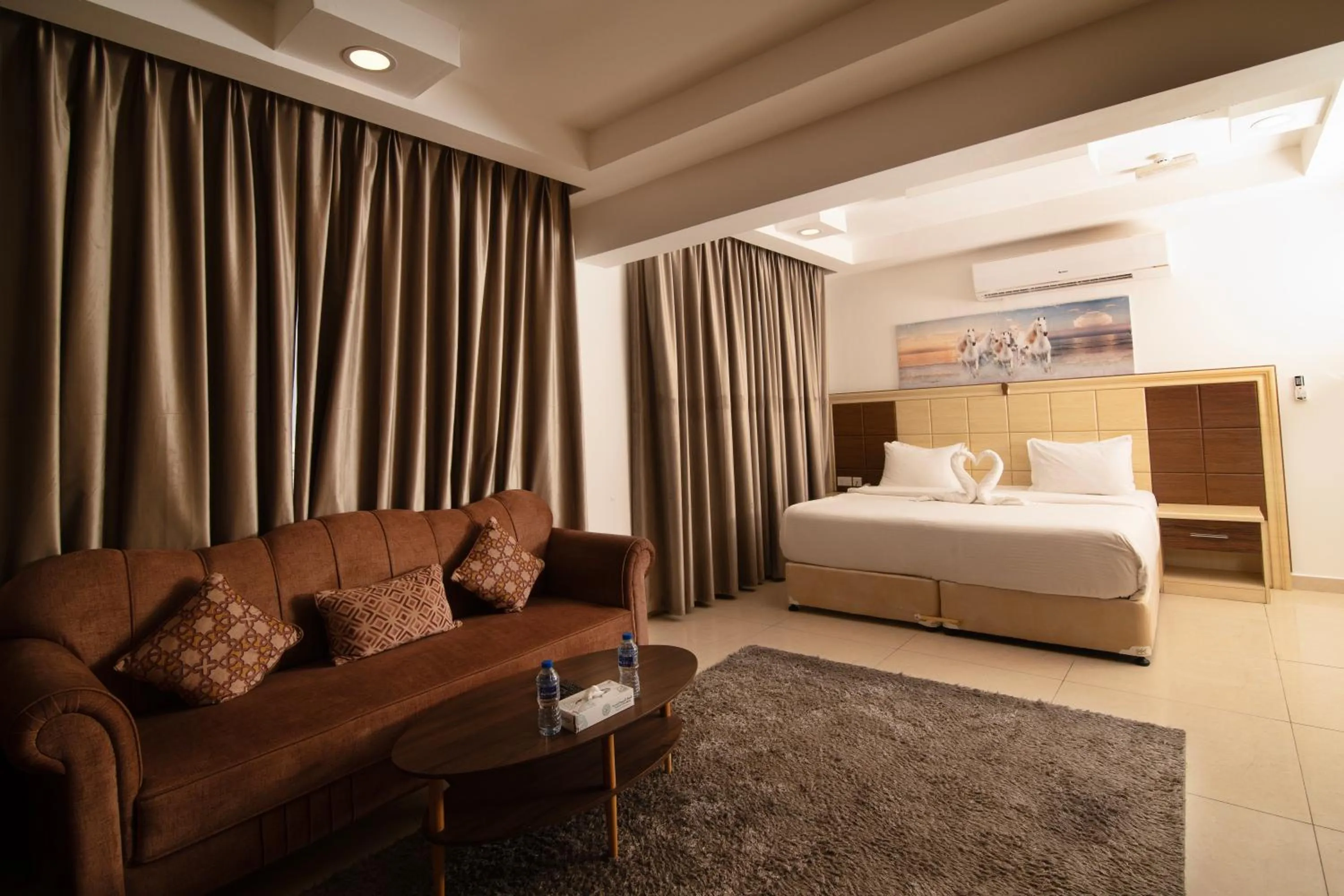 Bed in Diamond Star Hotel فندق النجمة الماسية