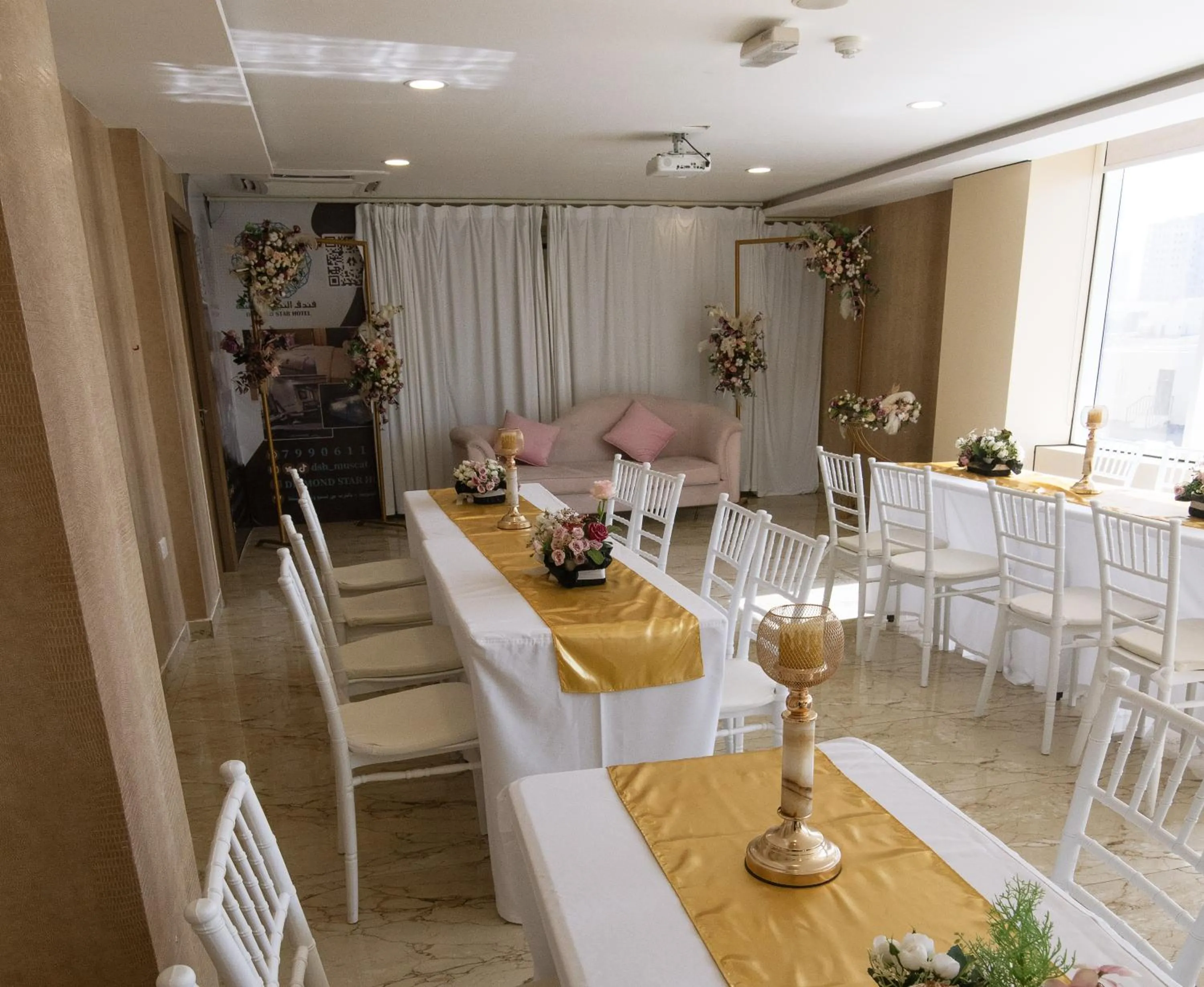 Meeting/conference room in Diamond Star Hotel فندق النجمة الماسية