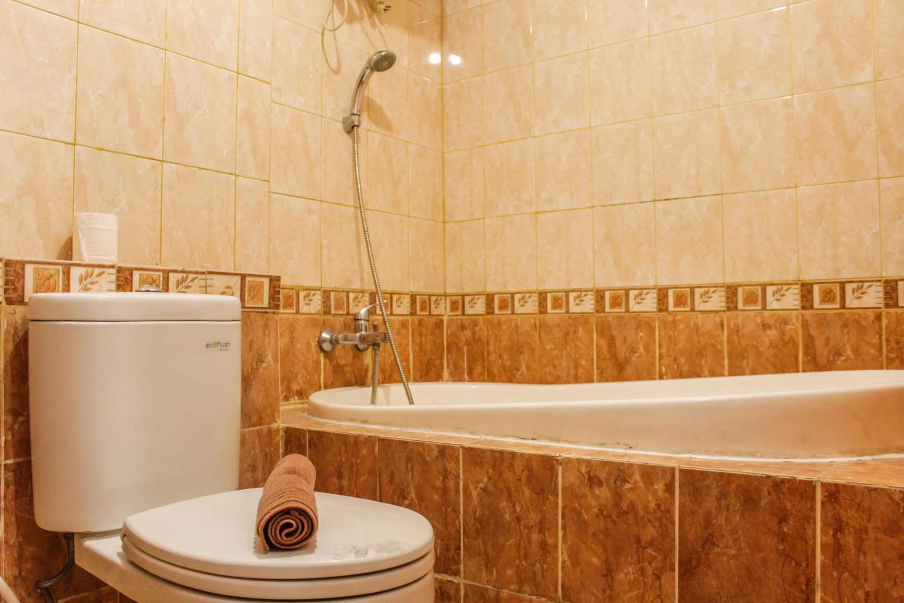 Bathroom in Homey 2BR Apartment at Grand Palace Kemayoran By Travelio