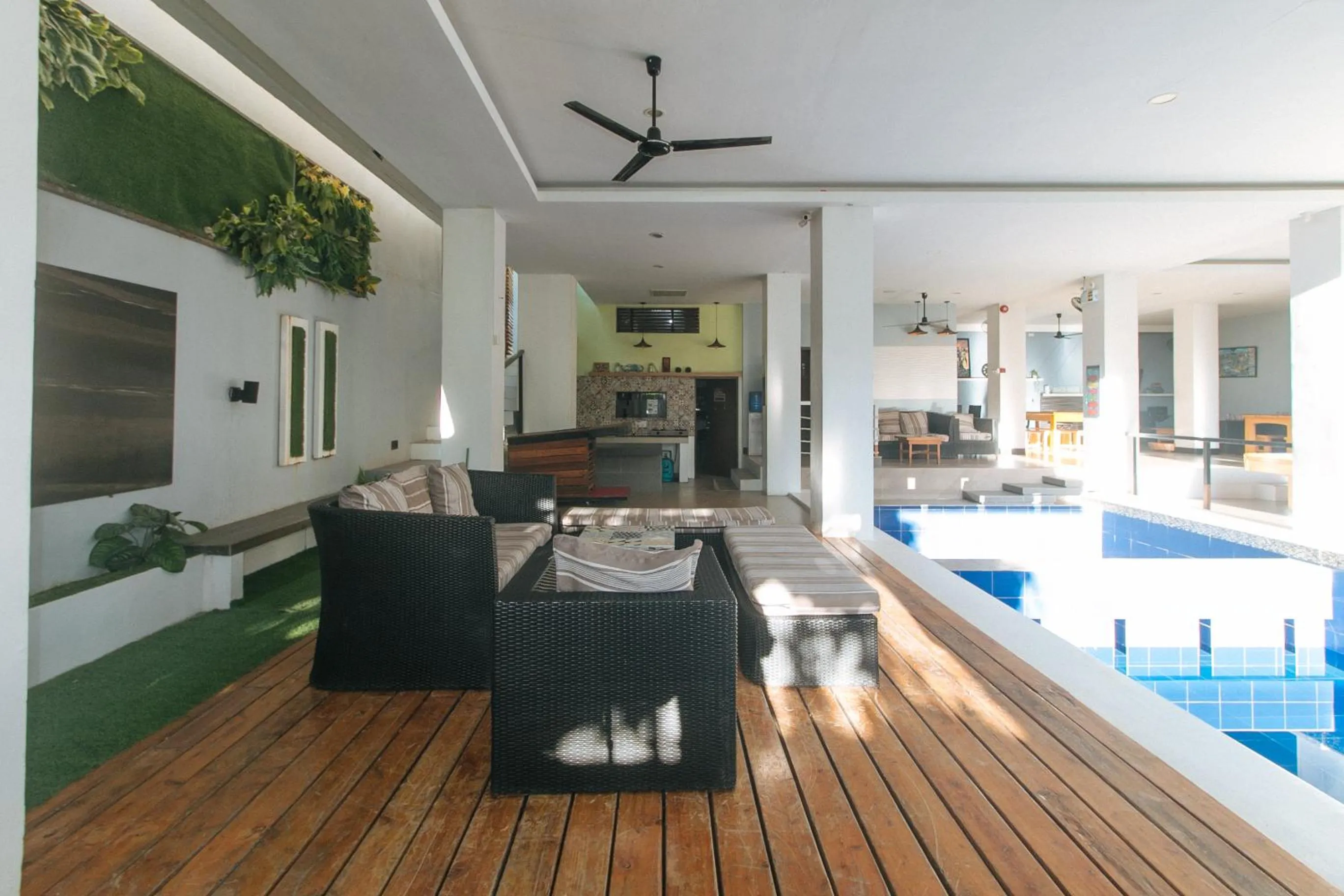 Pool view in RedDoorz at Anton's Loft Designer Resort Pansol Calamba Laguna