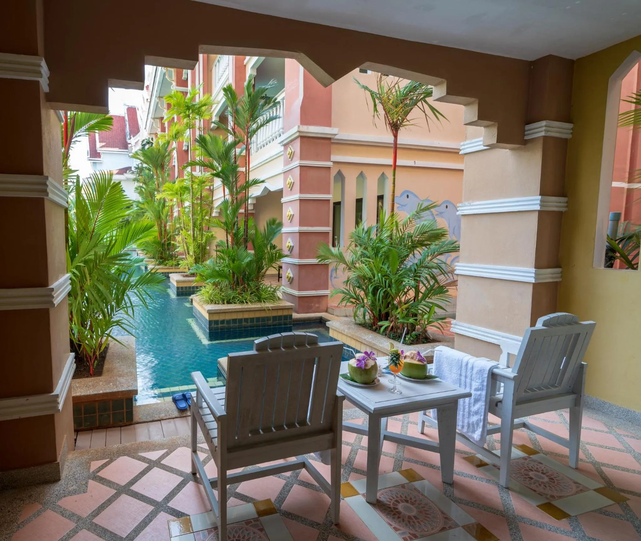 Patio in Krabi Nature Beach Resort