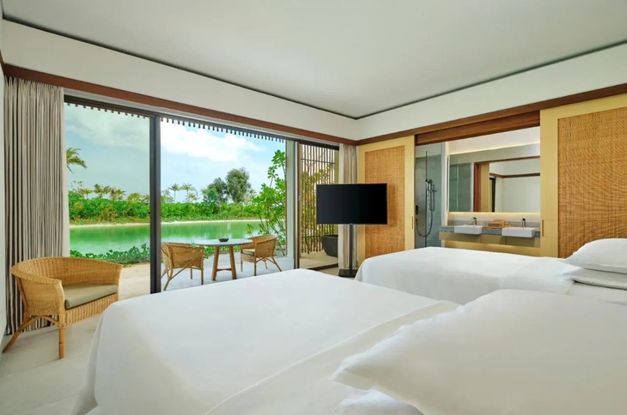 Bed in Sheraton Belitung Resort
