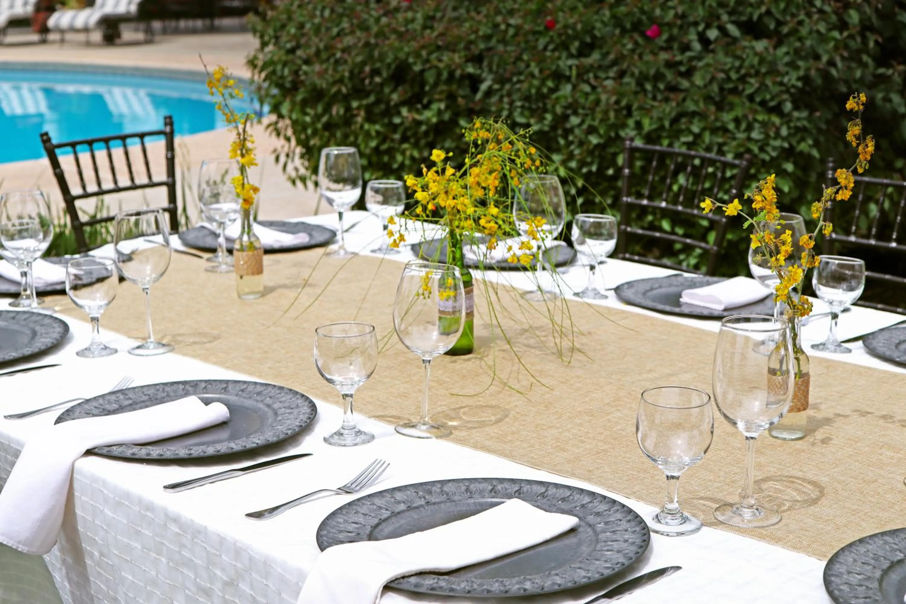 Patio in Hotel Del Rio