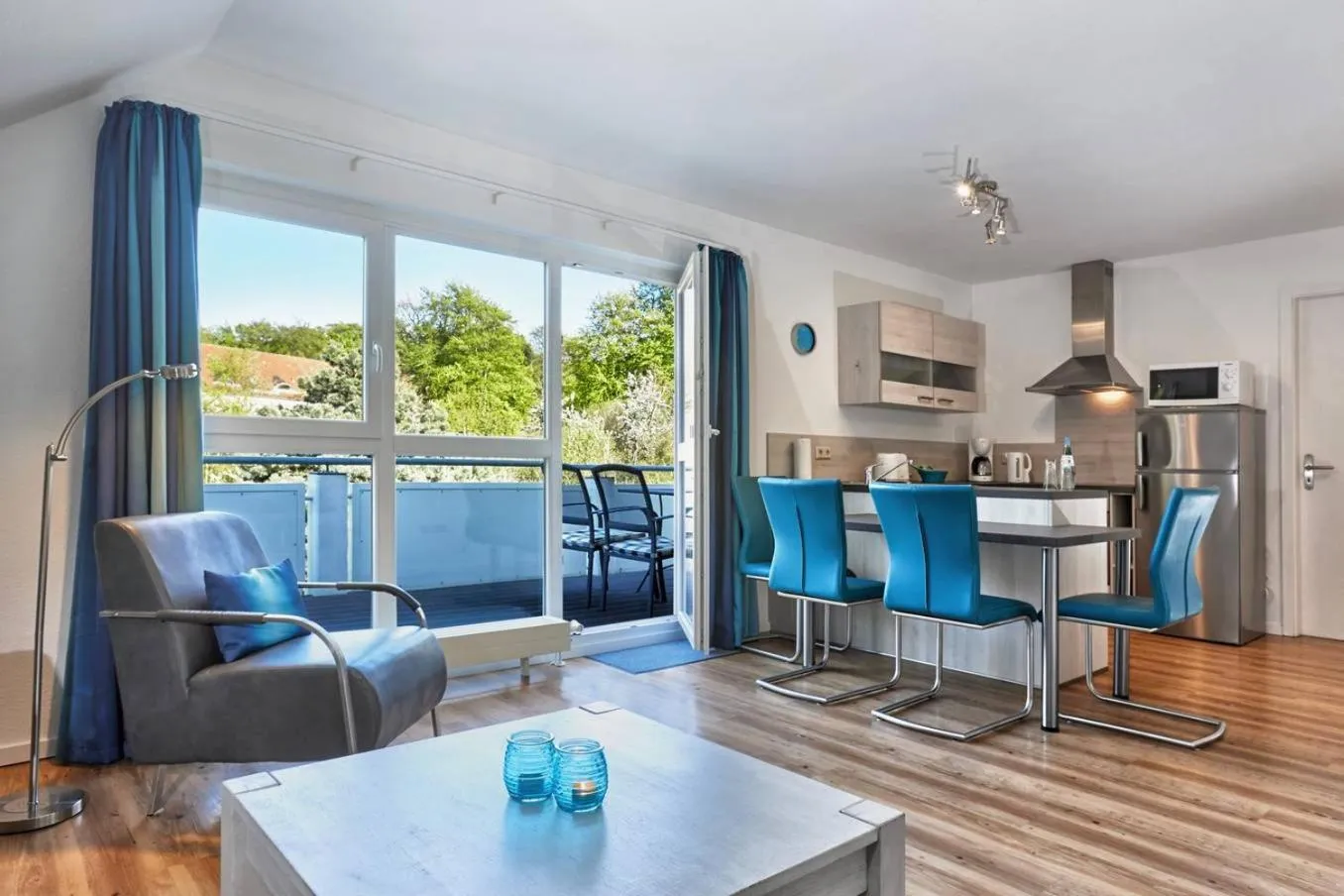 Kitchen or kitchenette in A plus Ferienpark Usedom