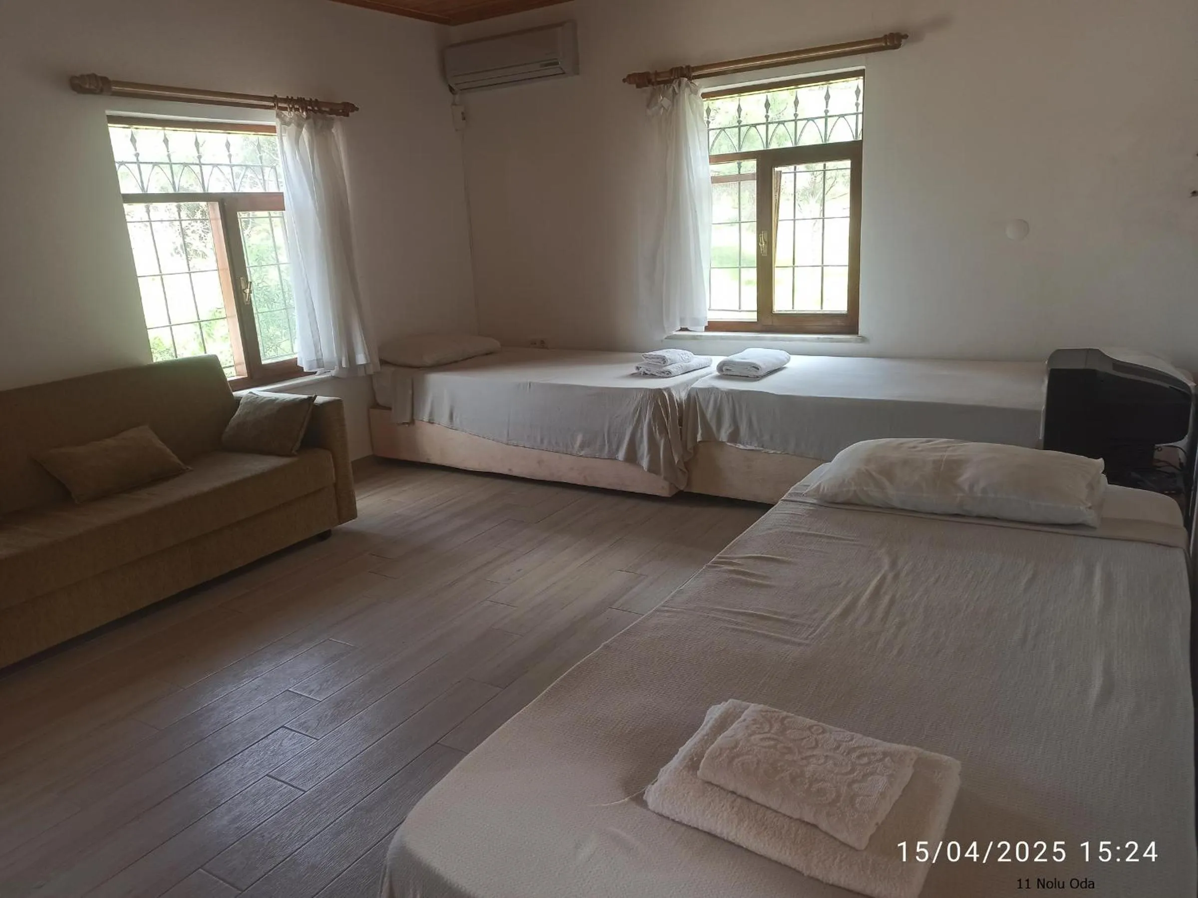 Bed in Çamlaraltıpansiyon