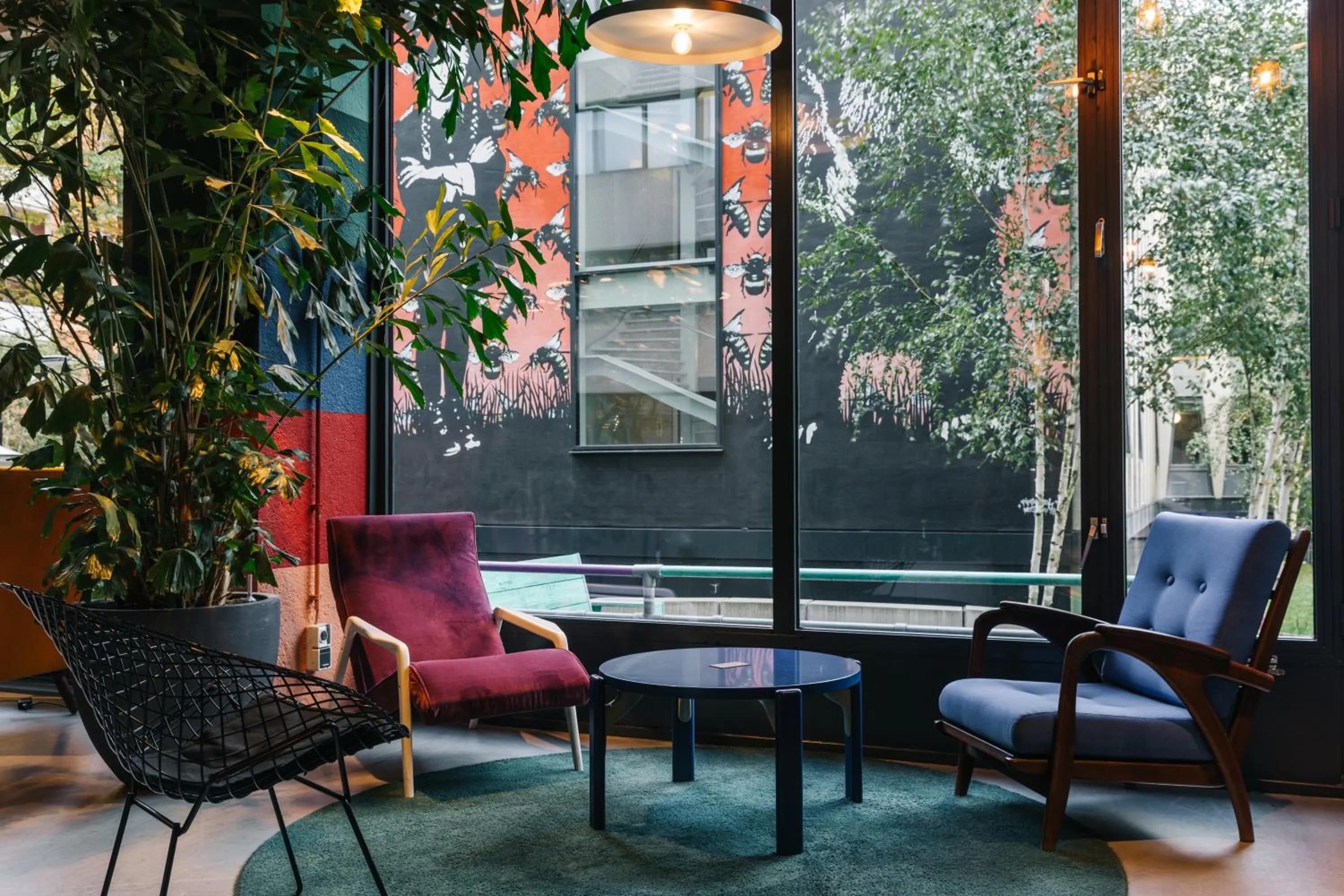 Lobby or reception in The Social Hub Amsterdam West 4 star