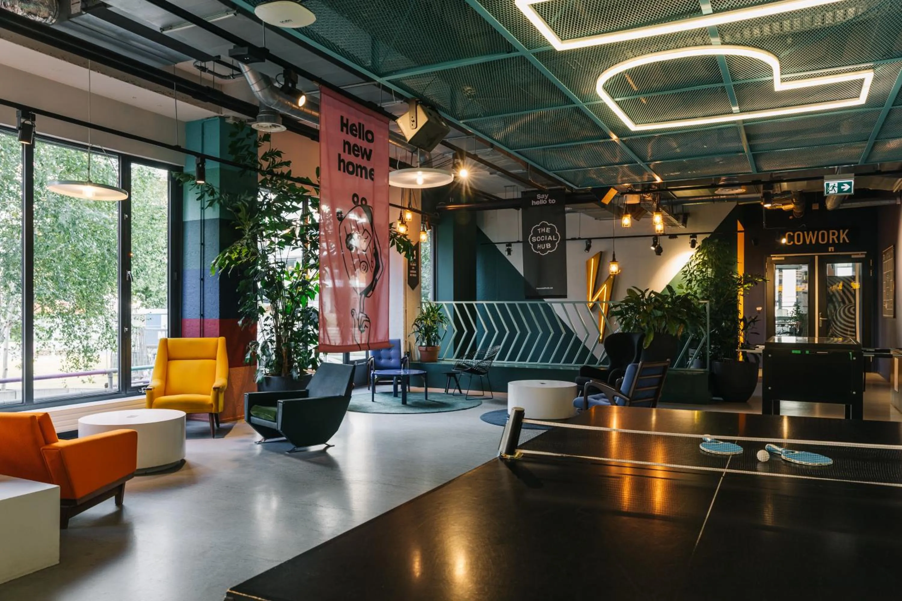 Lobby or reception in The Social Hub Amsterdam West 4 star