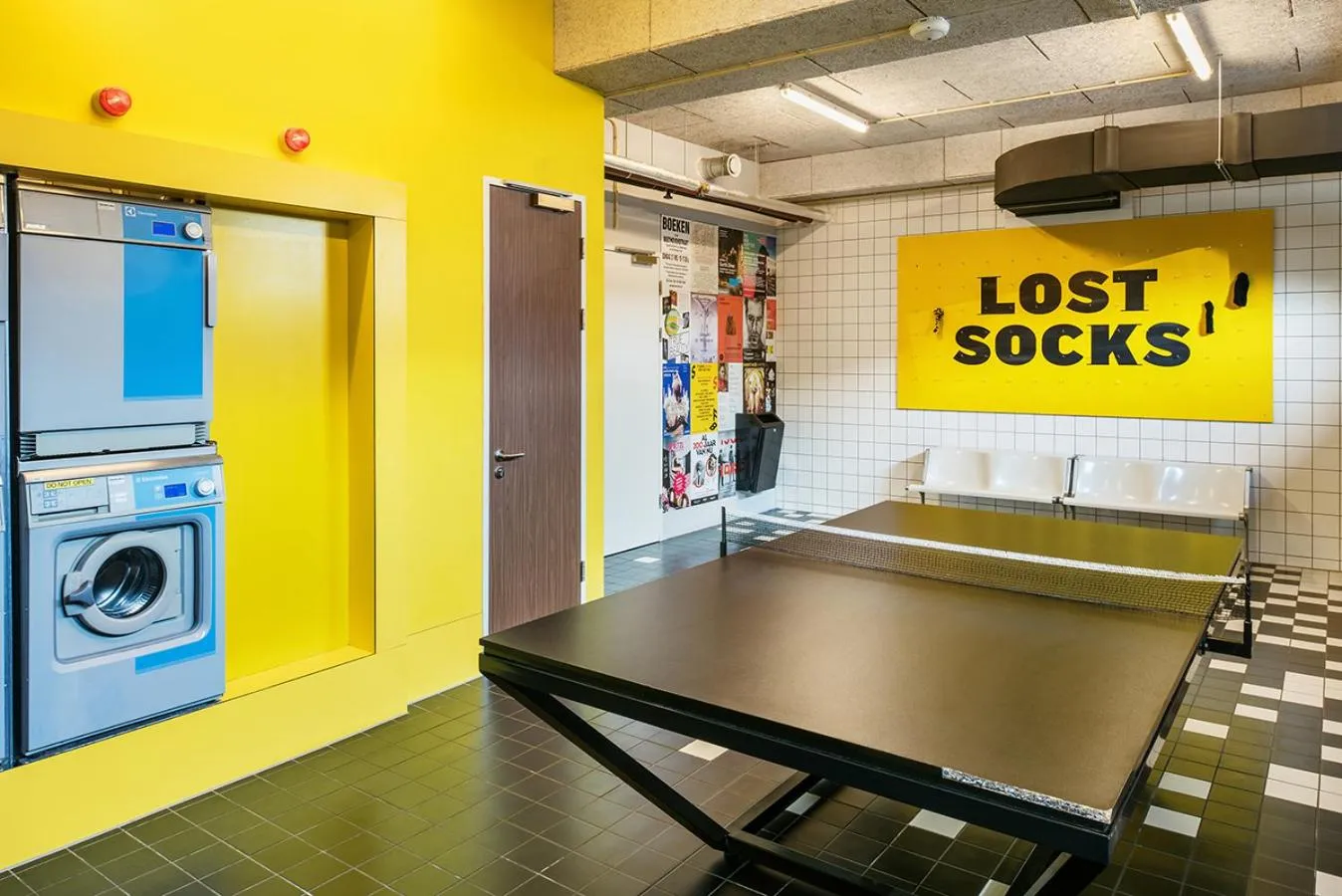 Table tennis in The Social Hub Amsterdam West 4 star