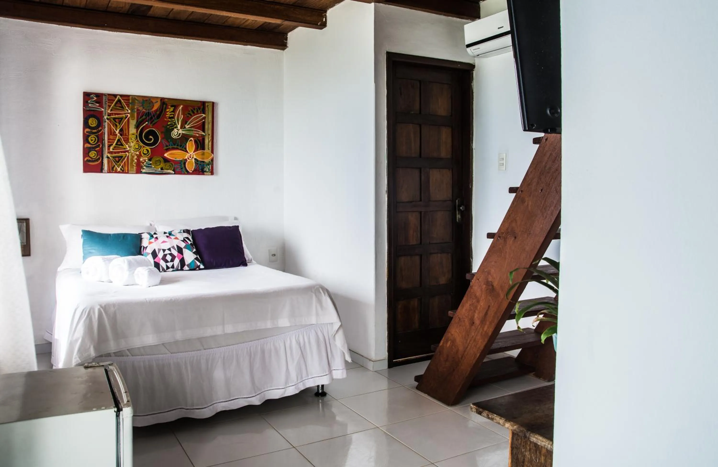 Bedroom, Bed in Pousada Grauçá