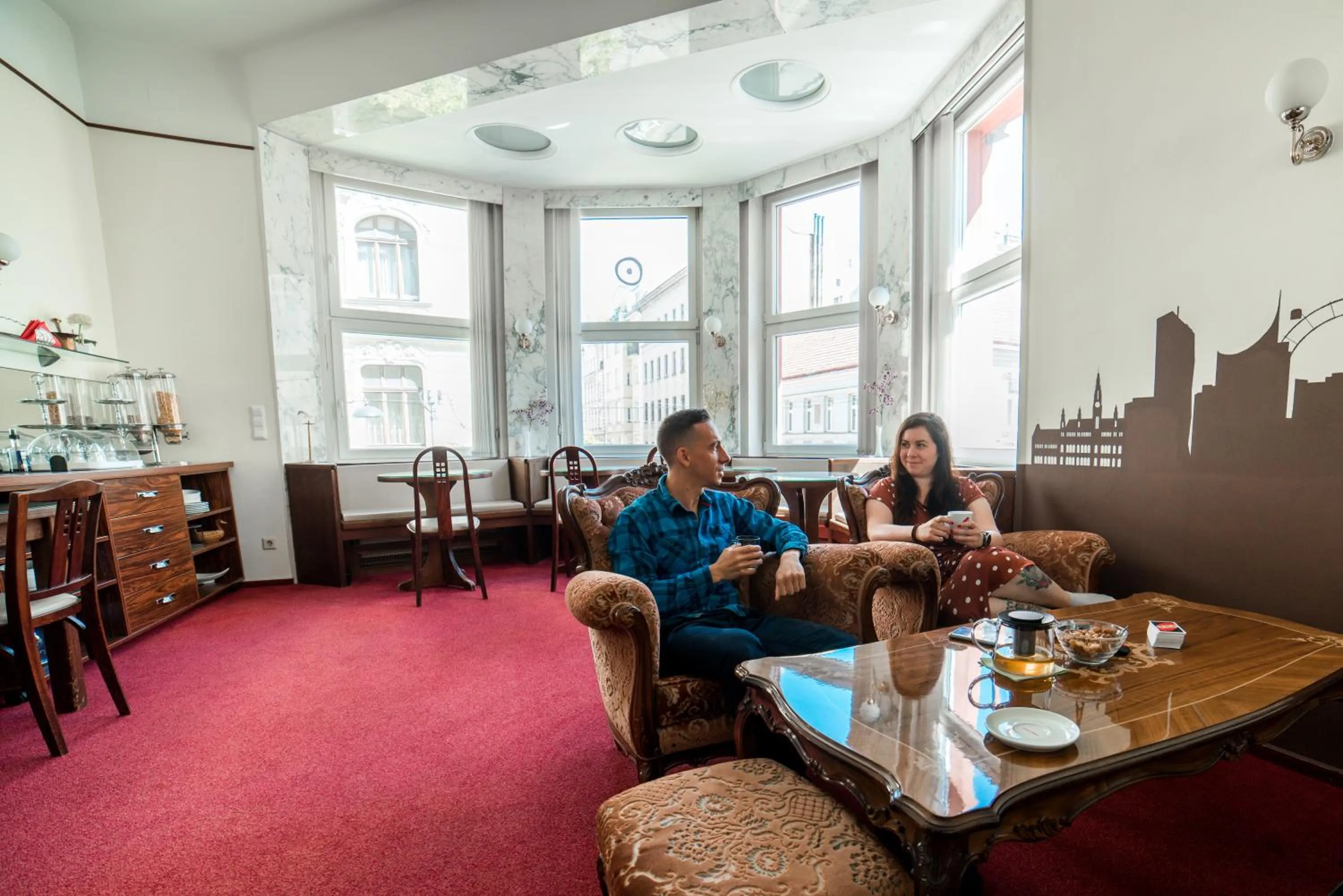 Living room in Vienna Boutique - Premium Hostel