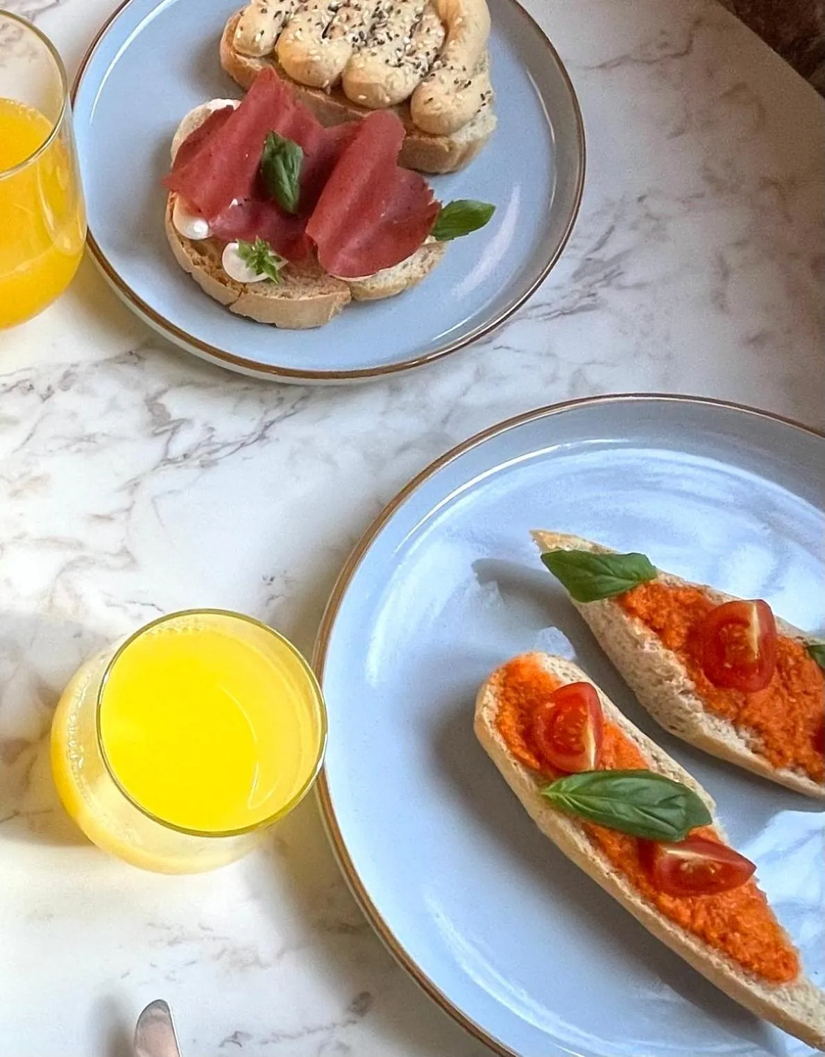 Food and drinks in B&B Osteria Del Vicario