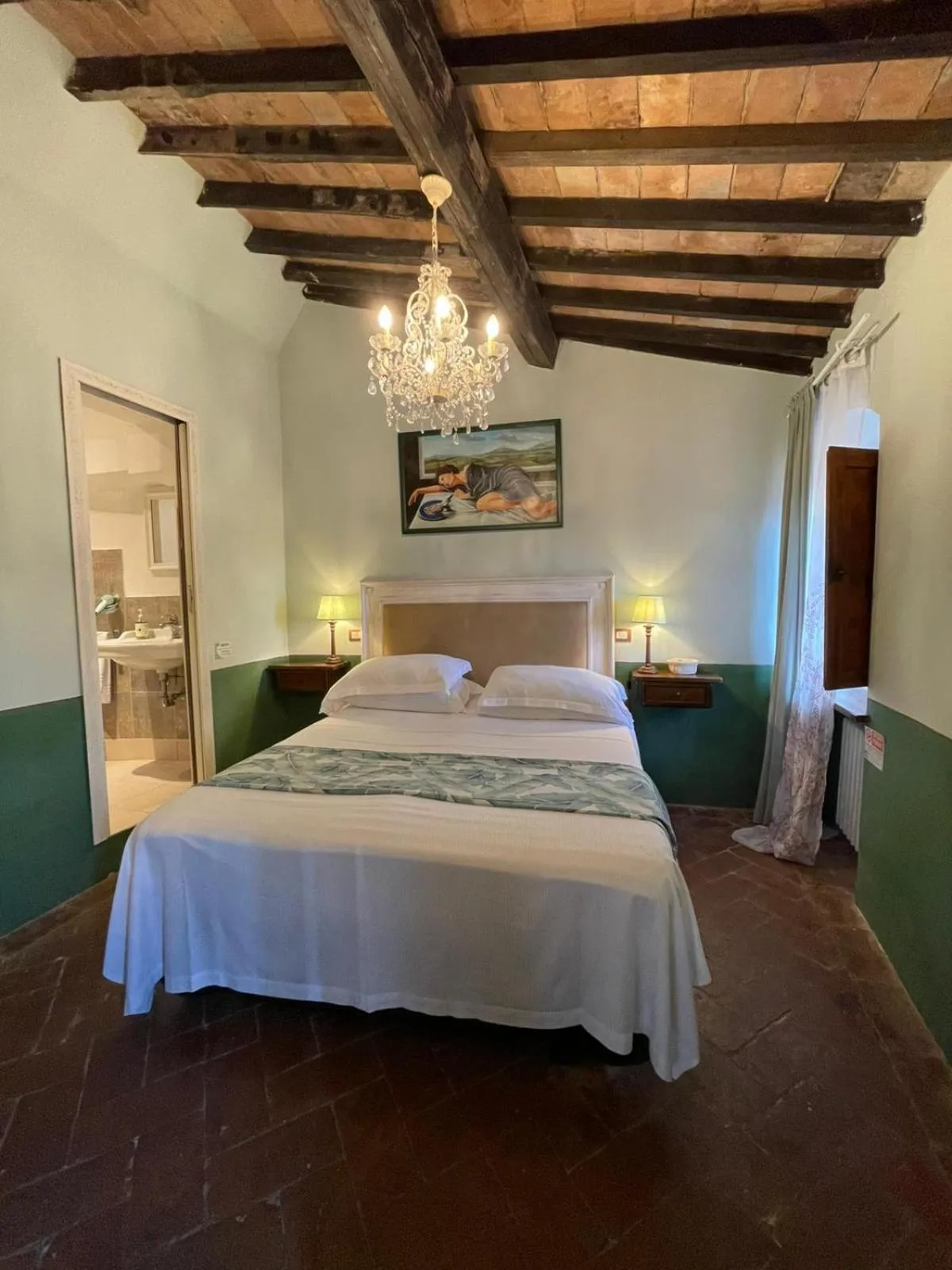 Bed in B&B Osteria Del Vicario