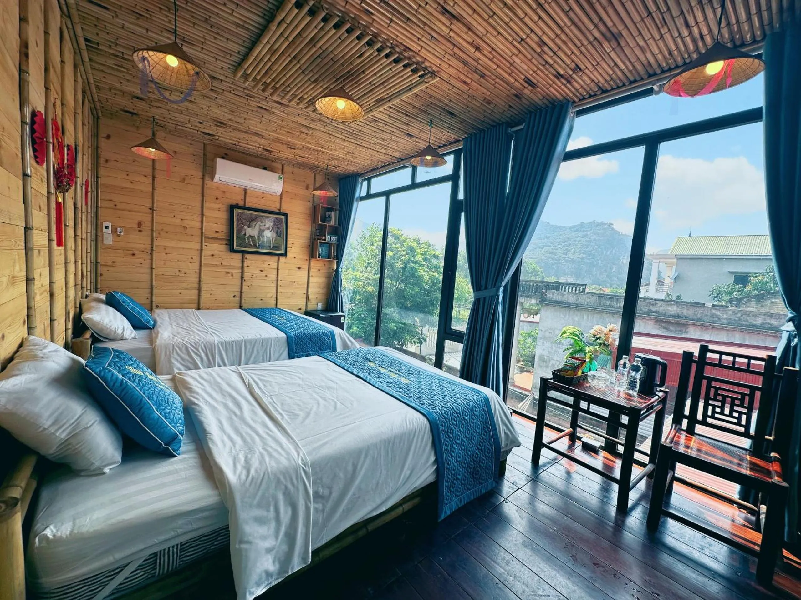 Bed in Trang An Moon Garden Homestay
