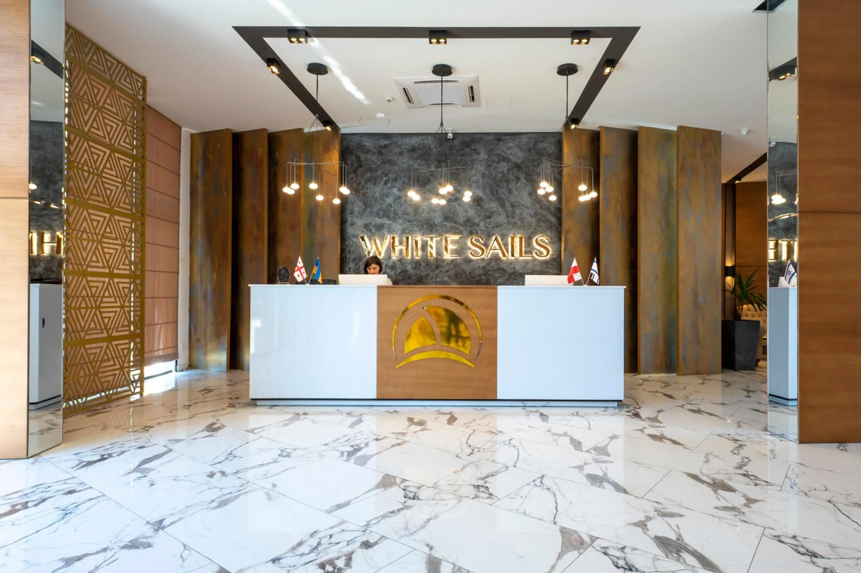 Lobby or reception in White Sails Residential Hotel