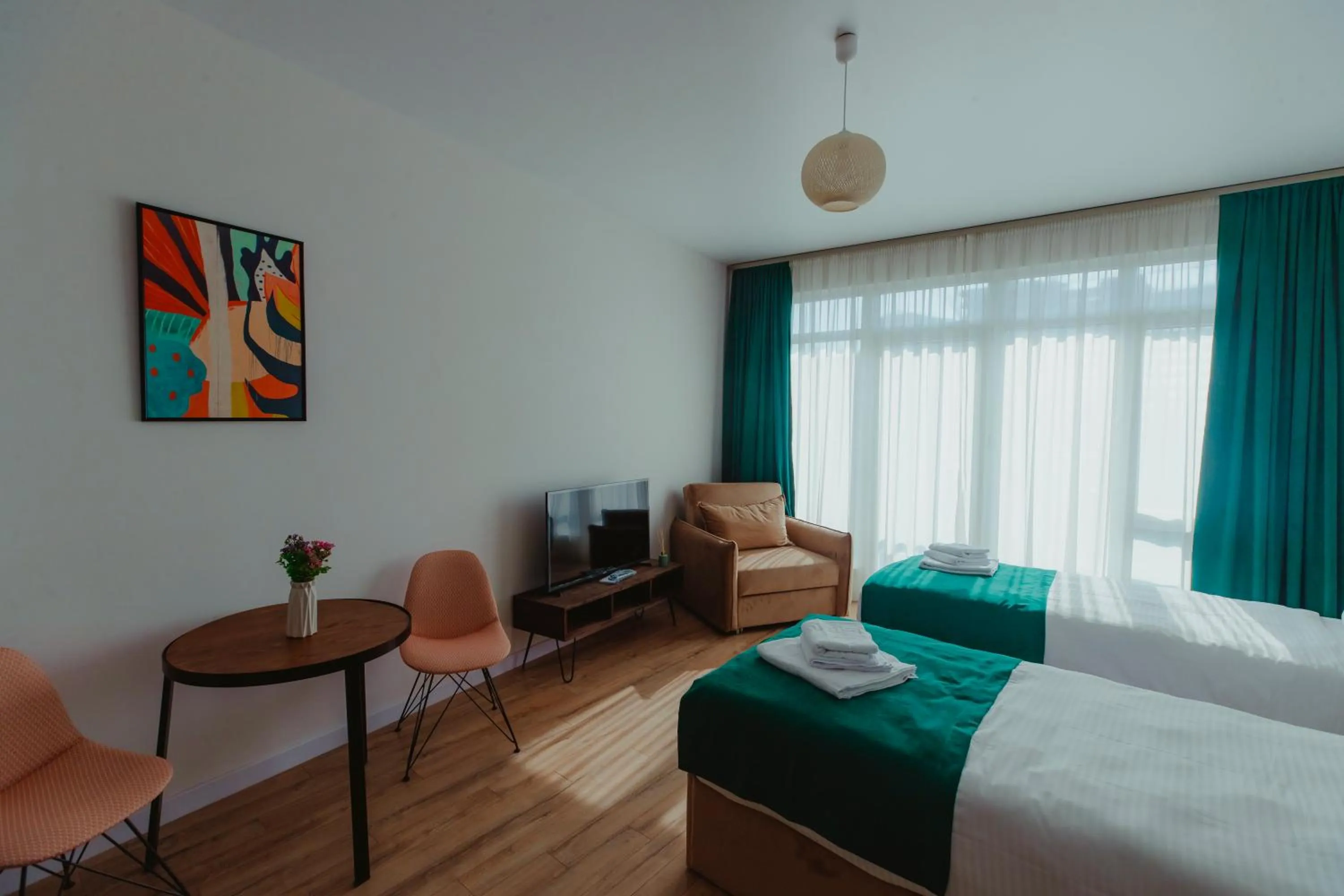 Superior Twin Room with Balcony in White Sails Residential Hotel