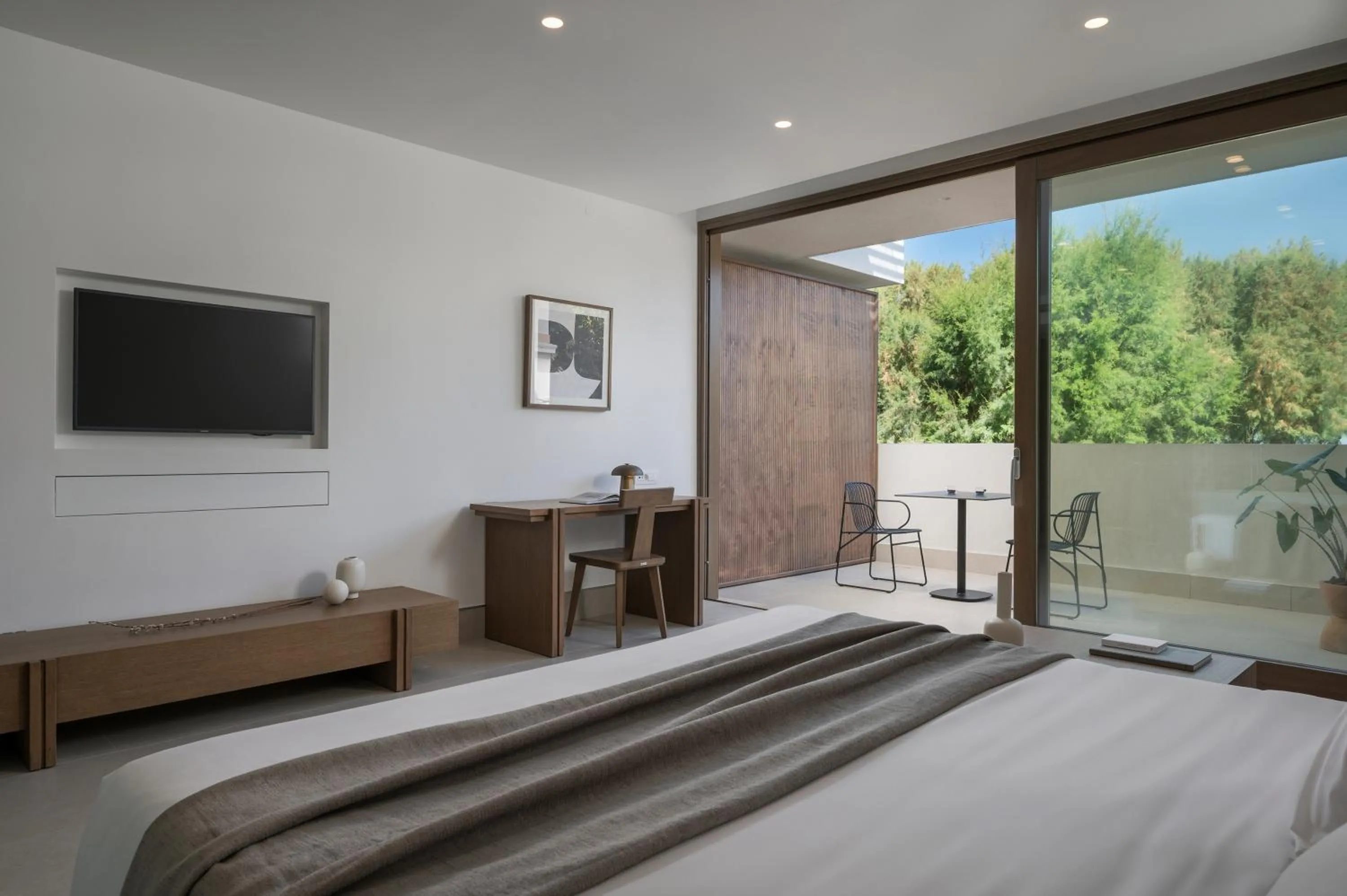 Bed in SanSal Boutique Hotel