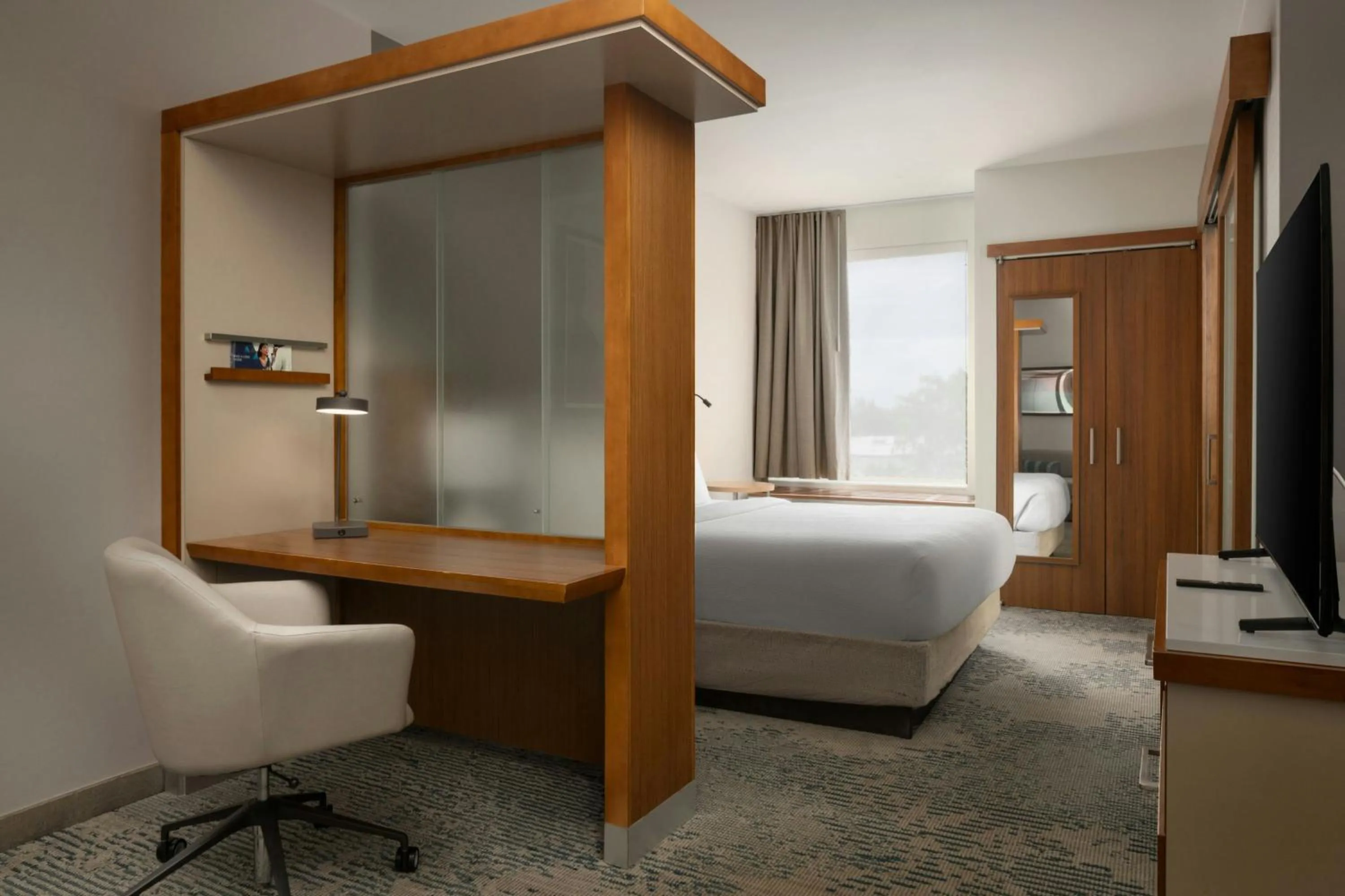 Bedroom, Bed in SpringHill Suites by Marriott Voorhees Mt. Laurel/Cherry Hill