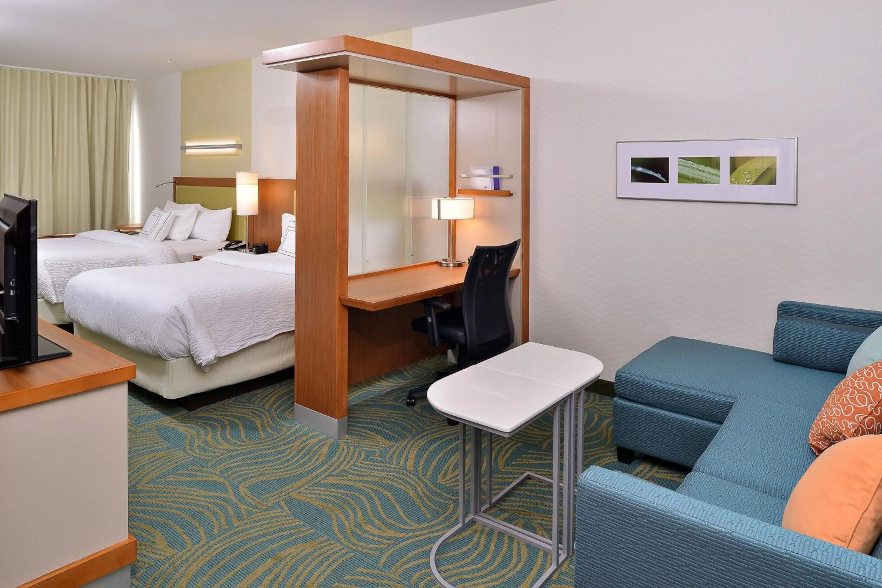 Bedroom, Bed in SpringHill Suites by Marriott Voorhees Mt. Laurel/Cherry Hill