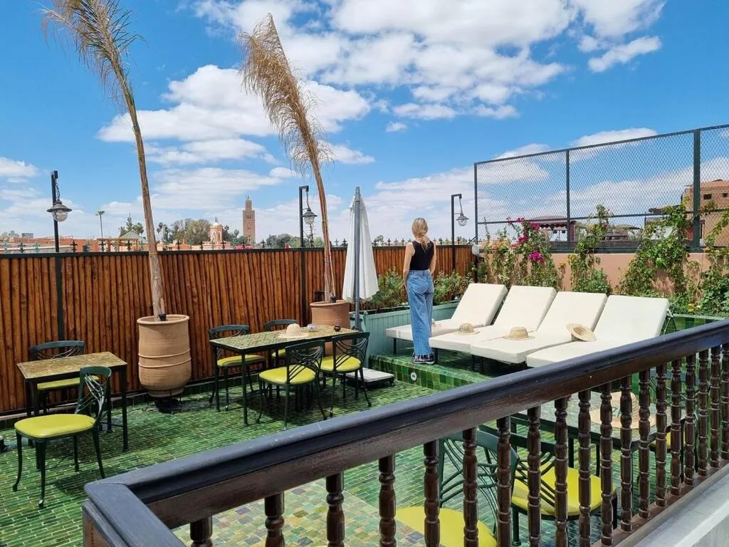 Patio in Riad Wazani Square & SPA