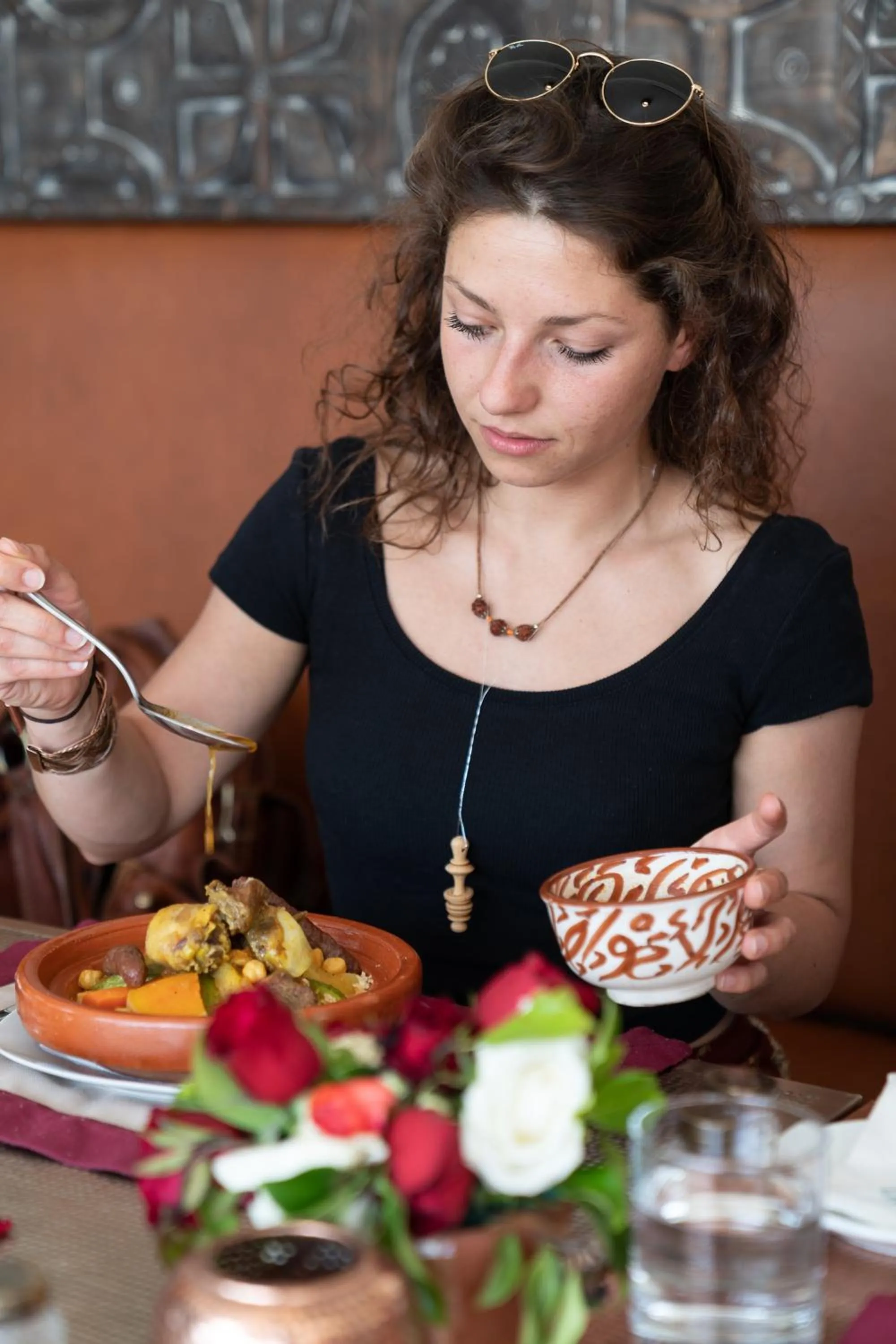 Food and drinks in Riad Wazani Square & SPA