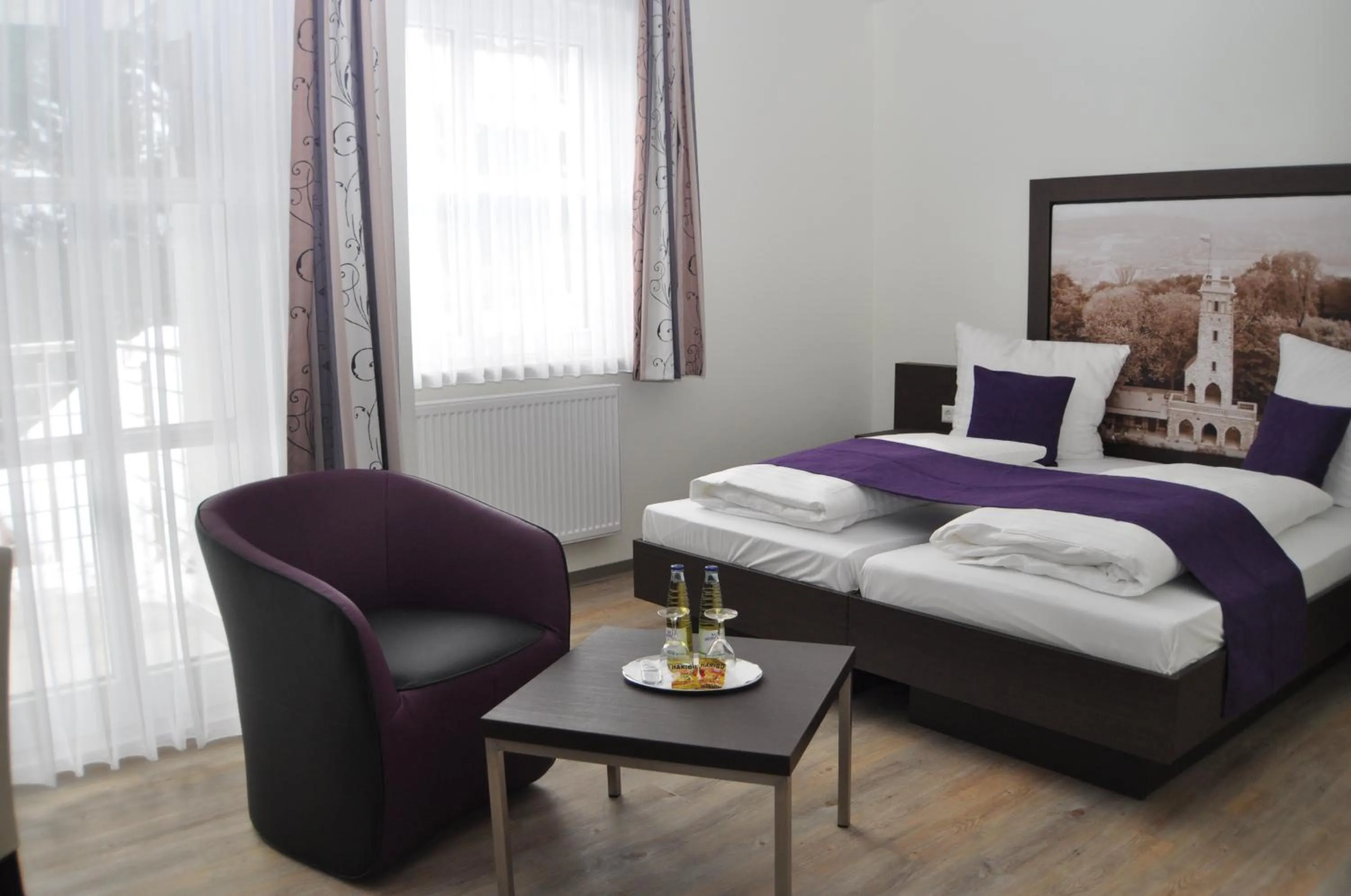 Photo of the whole room, Bed in Hotel & Restaurant Schaumburger Ritter, Rinteln