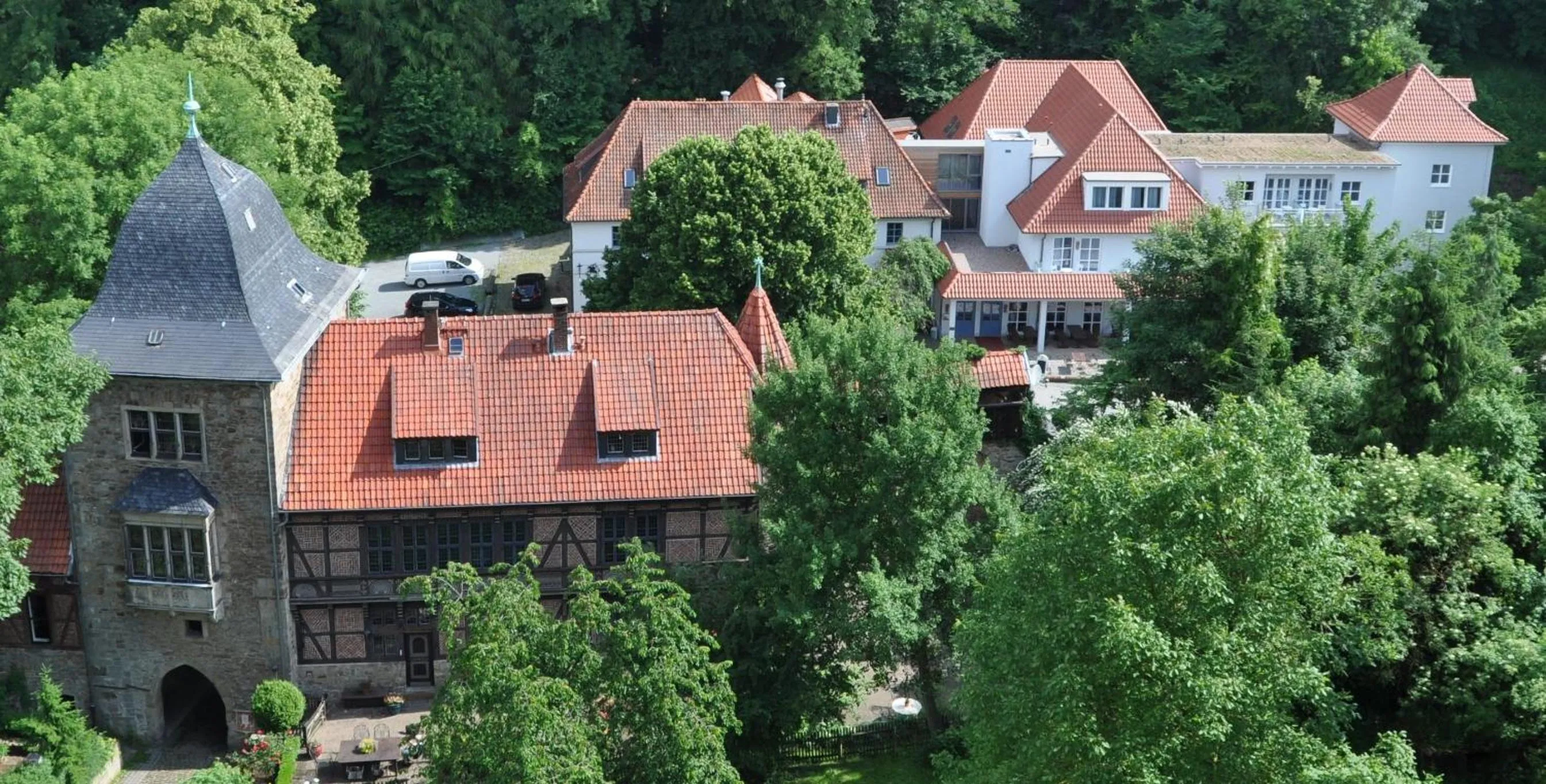 Bird's eye view in Hotel & Restaurant Schaumburger Ritter, Rinteln
