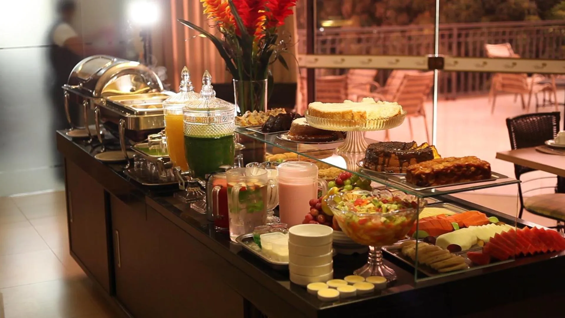 Communal kitchen in Hotel Horto