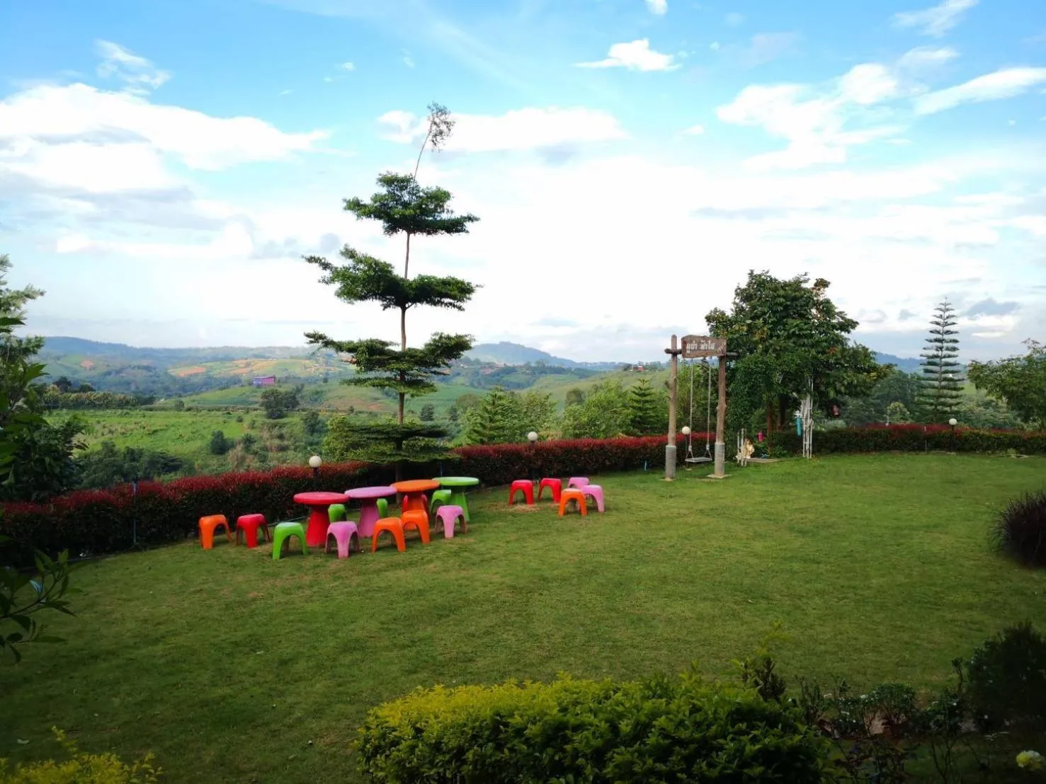 Children play ground in Phuyafahsai The Resort Khao Kho