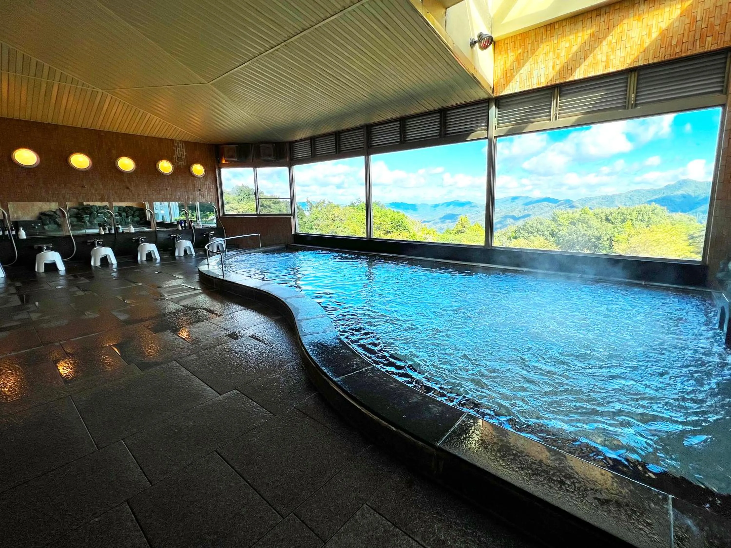 Natural landscape in Ikoi no Mura Heritage Minoyama