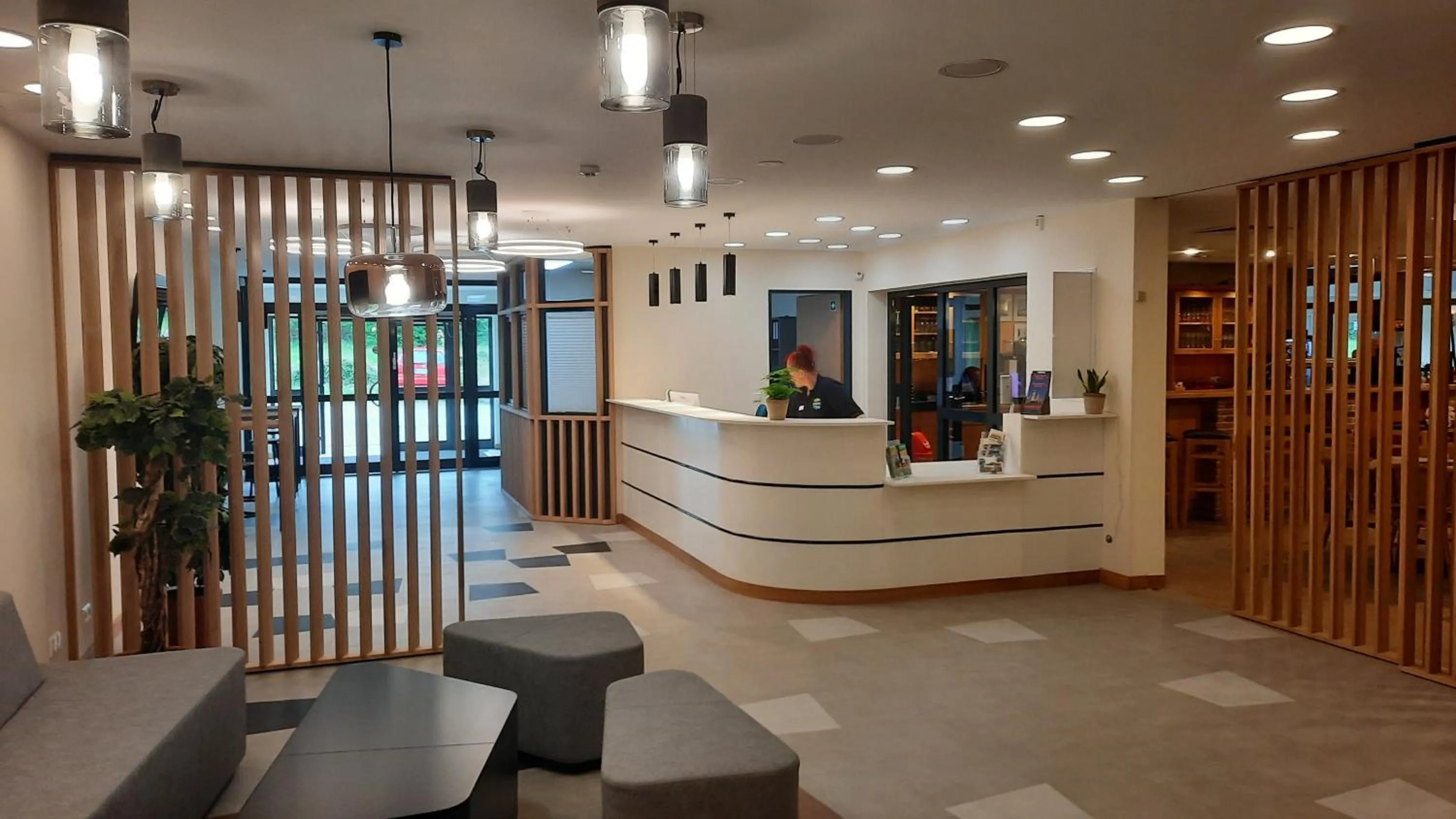 Lobby or reception in Euroville Jugend- und Sporthotel