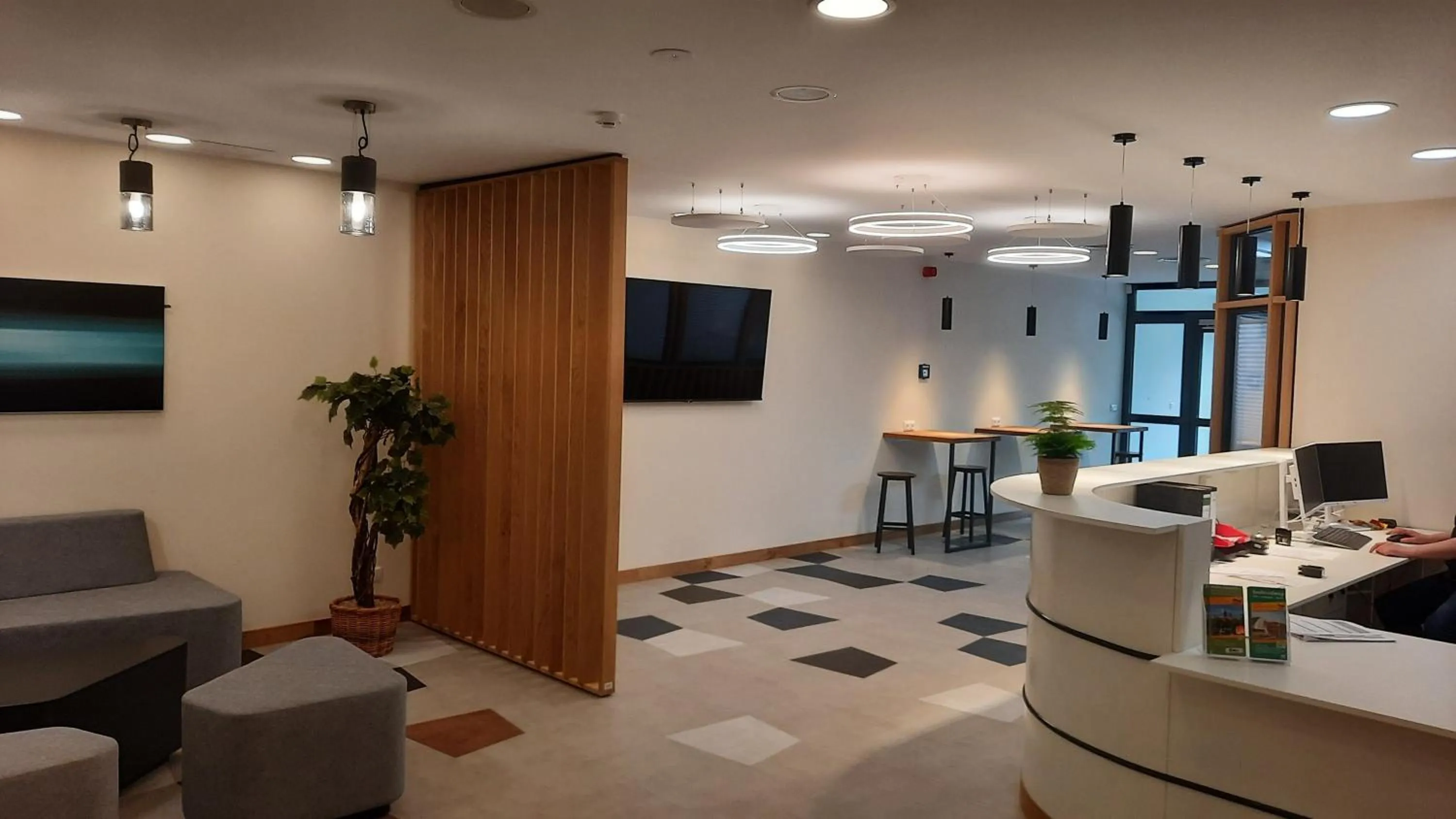 Lobby or reception in Euroville Jugend- und Sporthotel