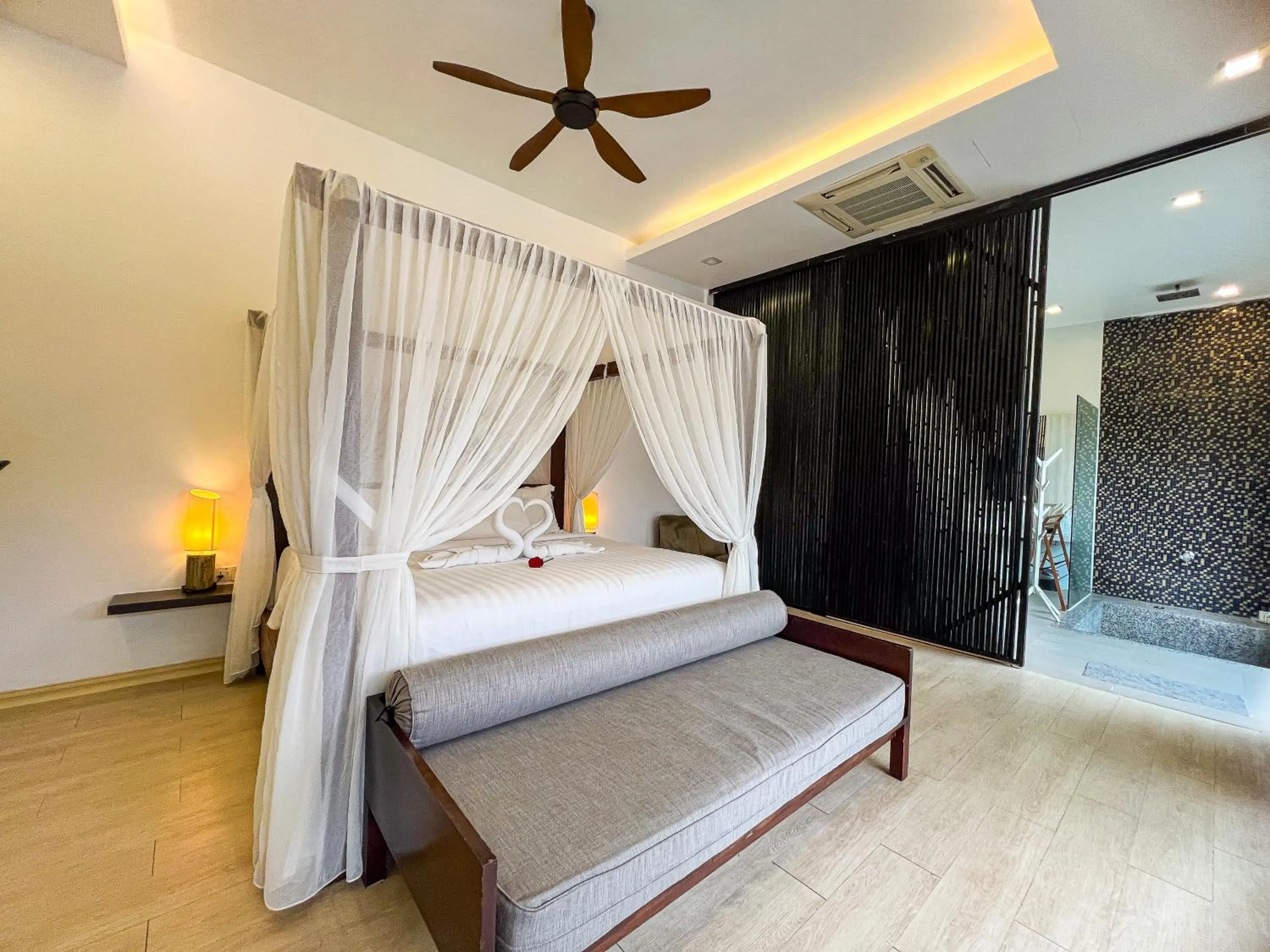 Bedroom, Bed in La Villa Langkawi - Private Pool