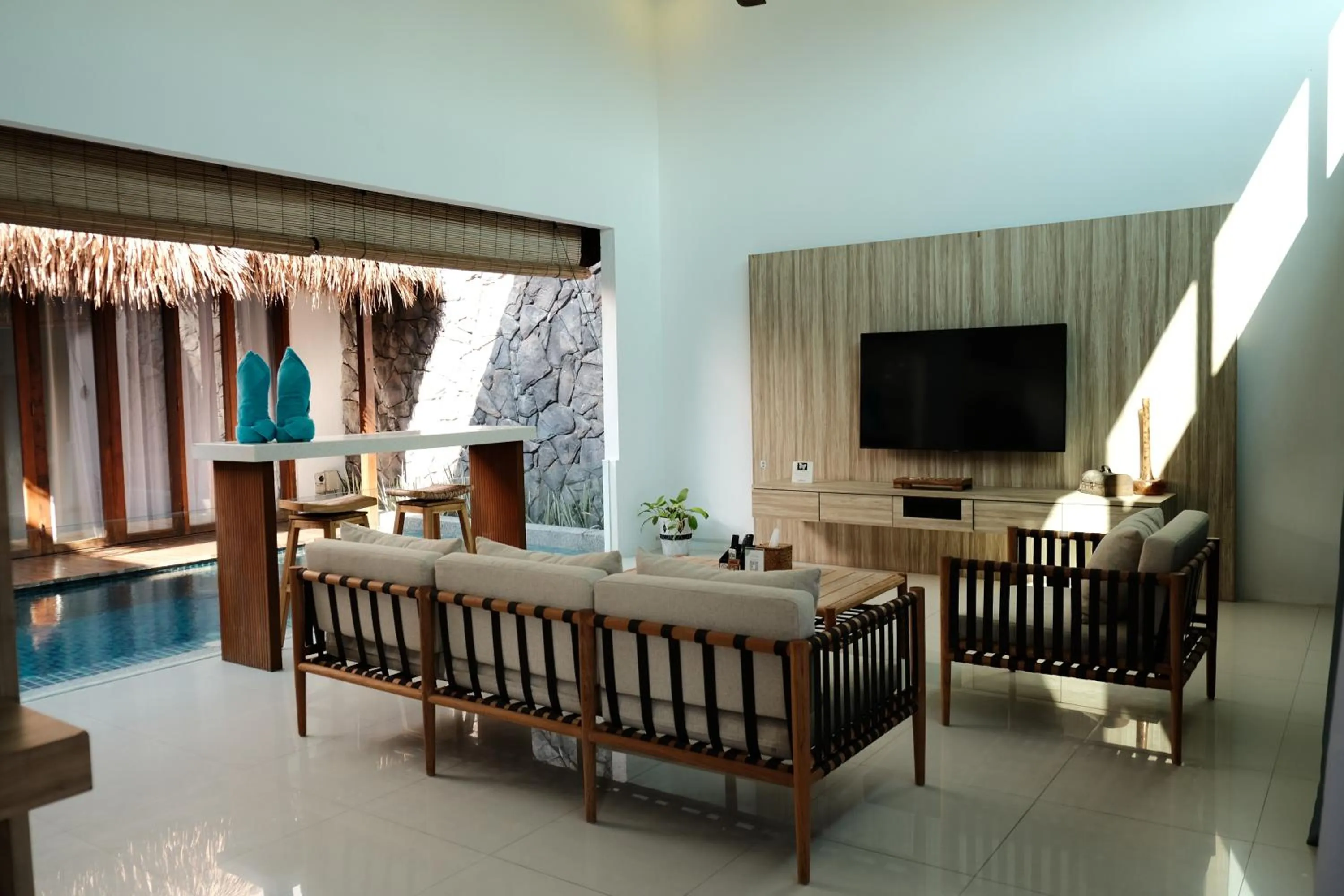 Living room in La Villa Langkawi - Private Pool