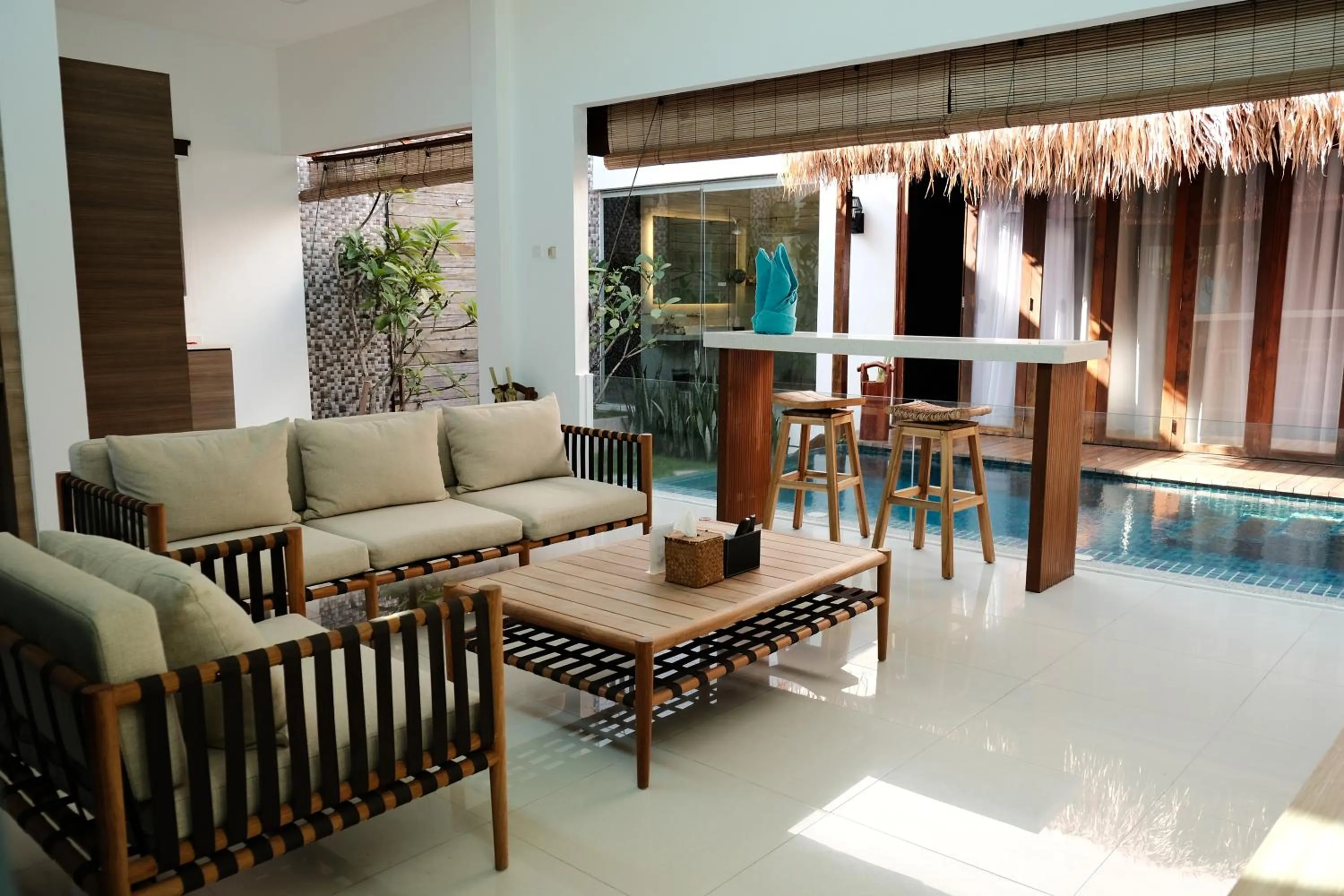 Living room in La Villa Langkawi - Private Pool