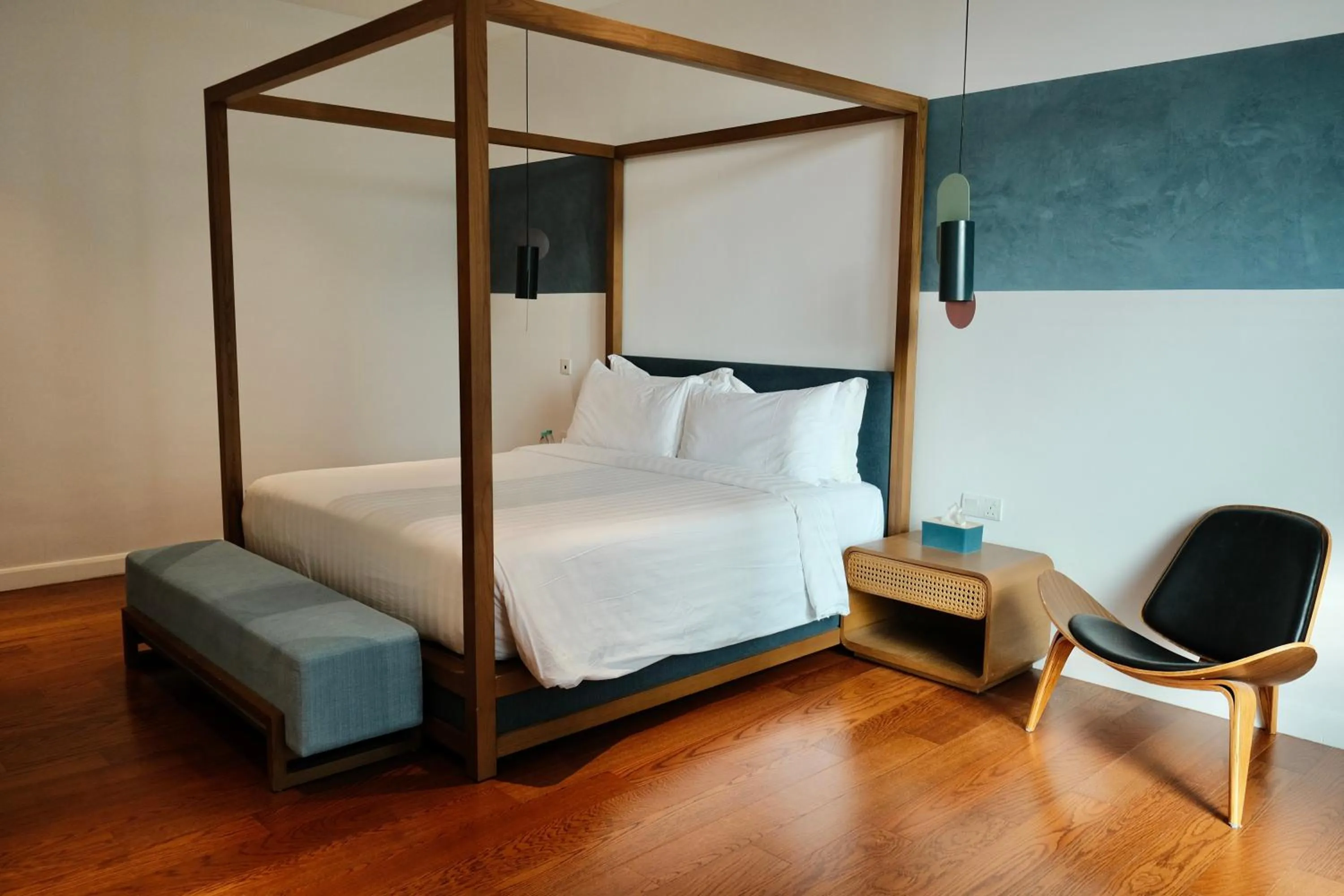 Bed in La Villa Langkawi - Private Pool