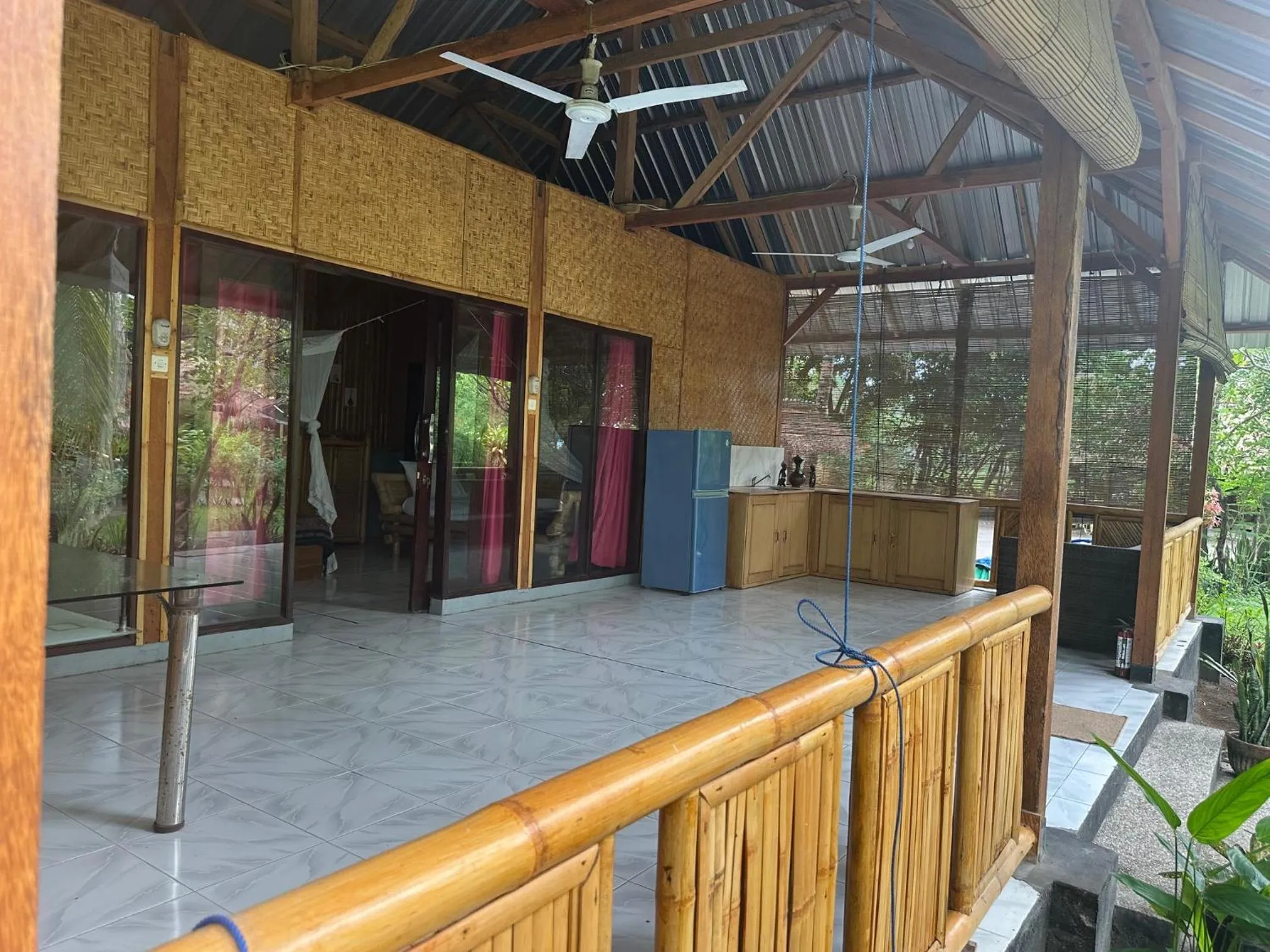 Patio in Rinjani Beach Eco Resort