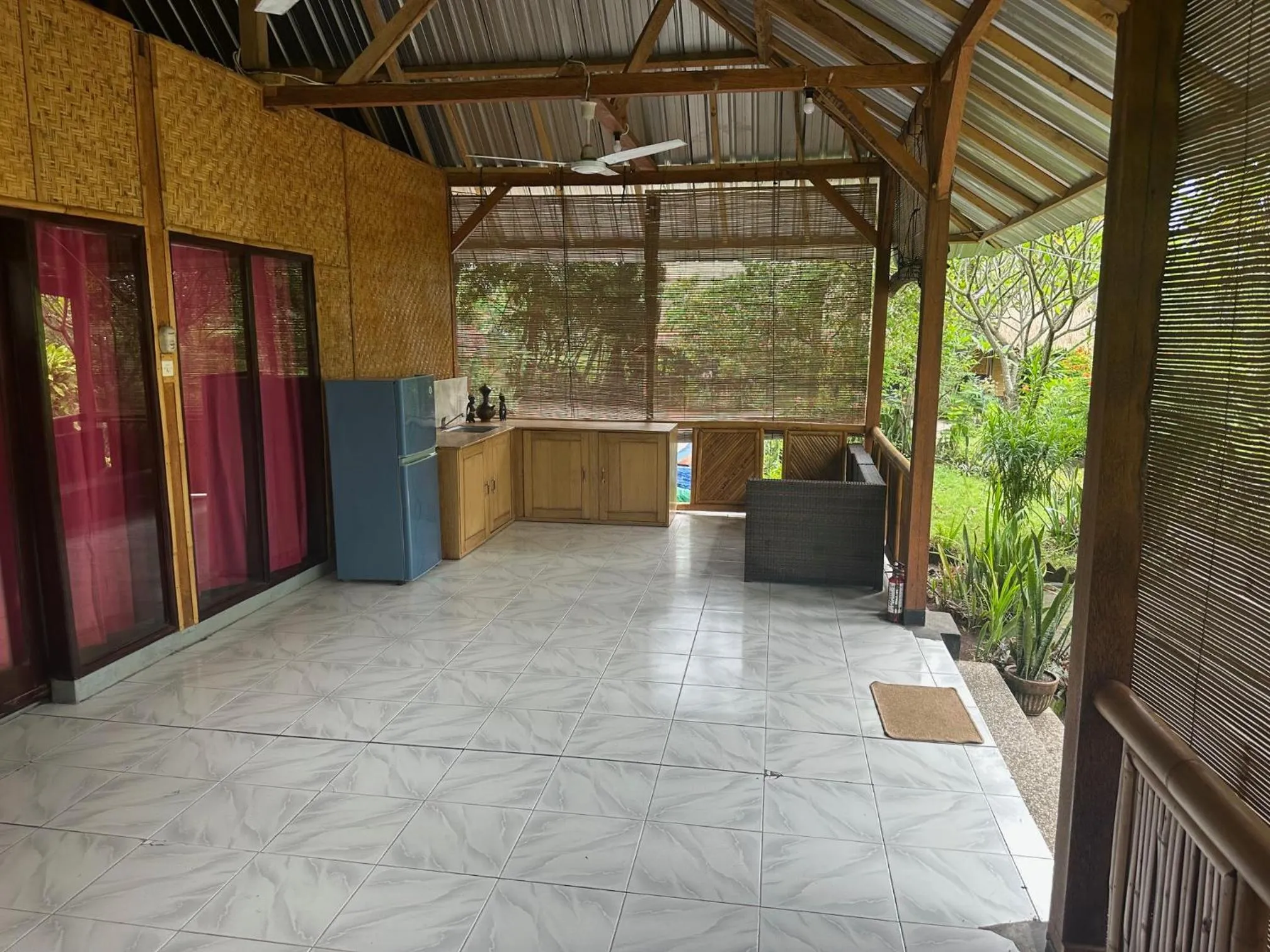 Patio in Rinjani Beach Eco Resort