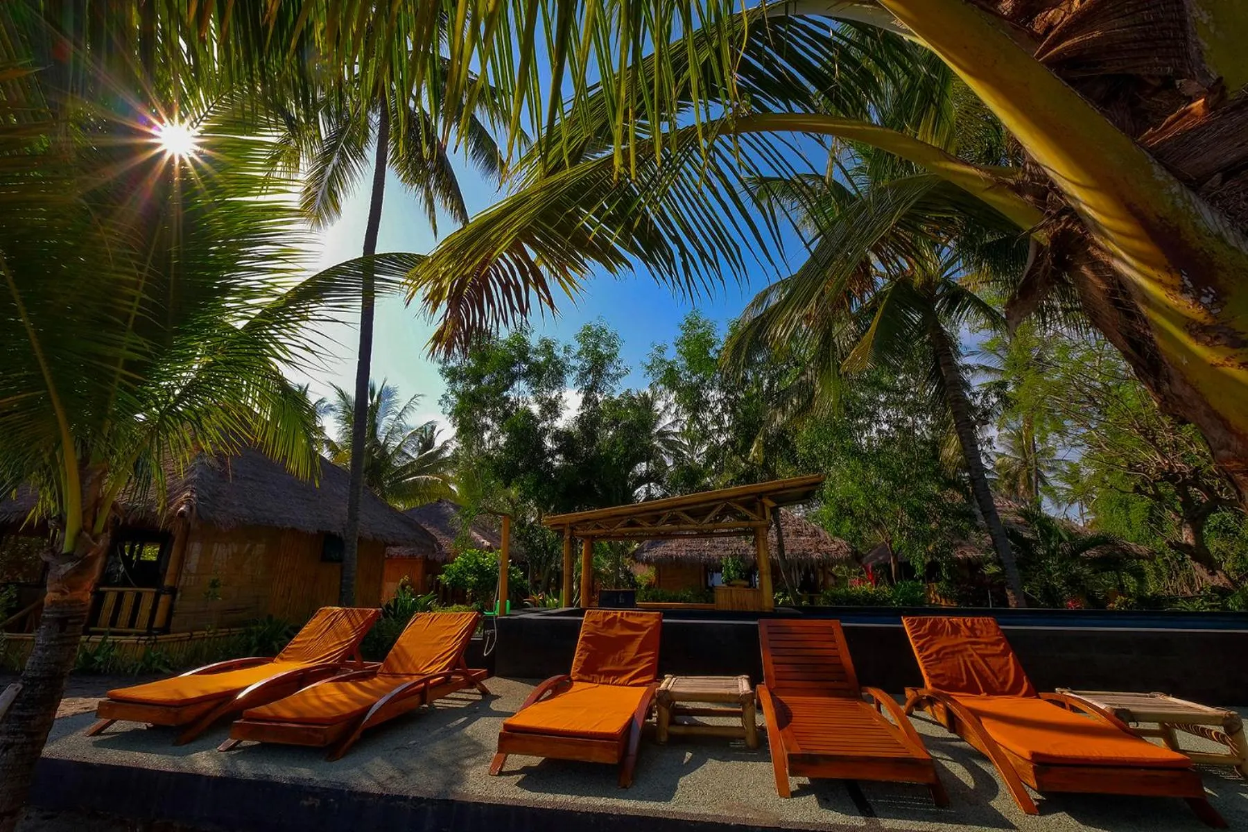 Patio in Rinjani Beach Eco Resort