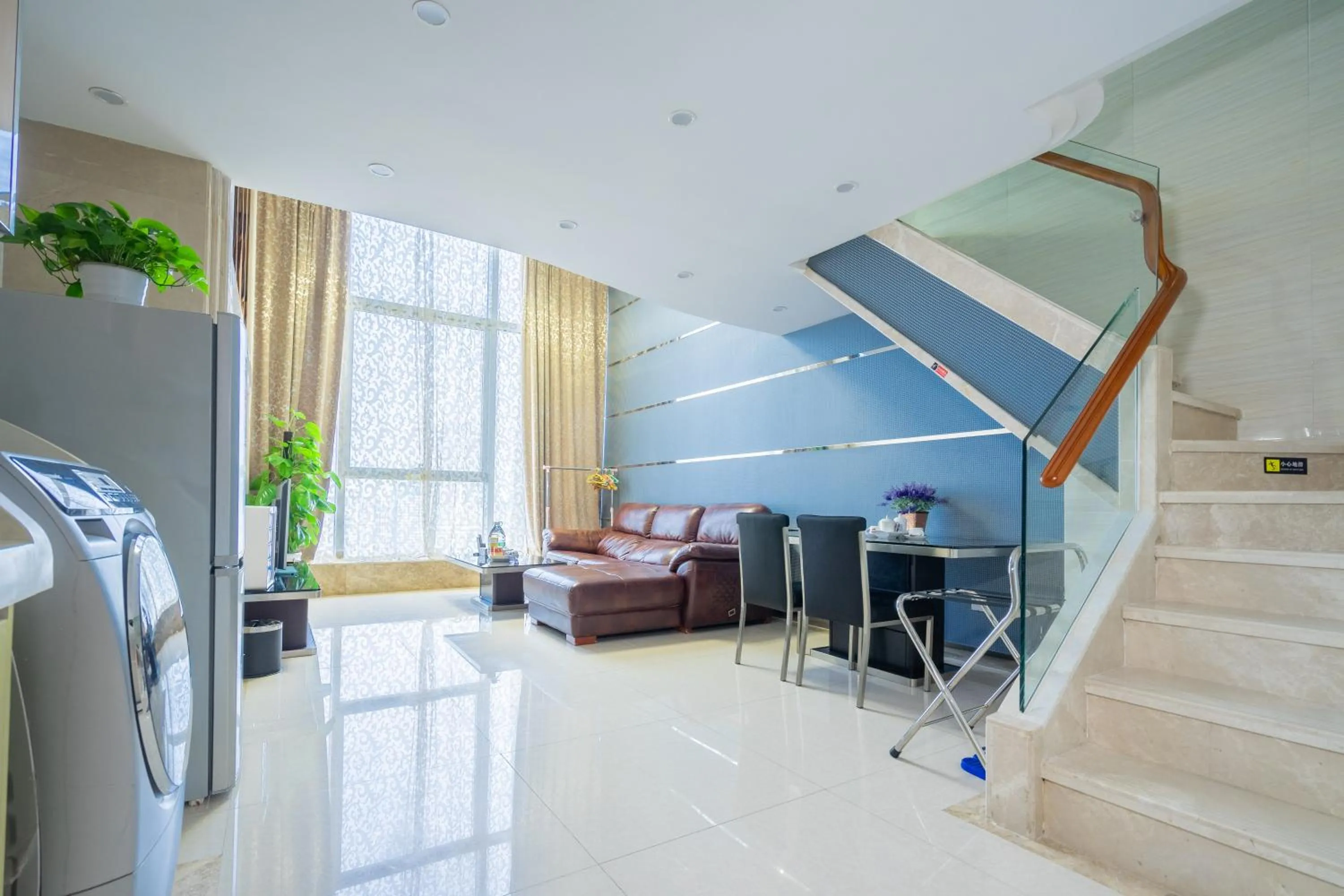 Living room in Louidon Mega Apartment Of Kam Rueng Plaza - Sunshine Apartment