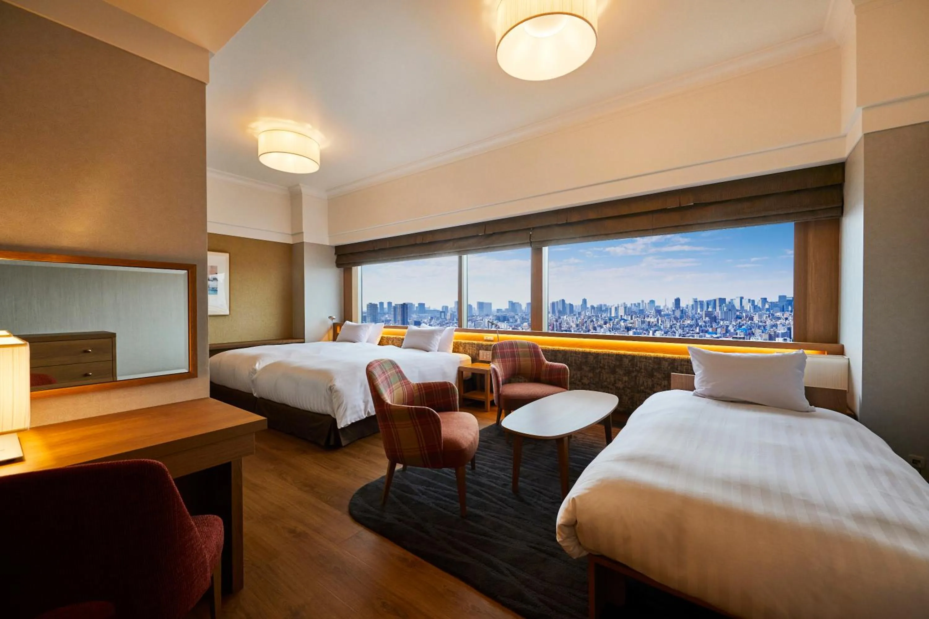 City view, Bed in Tobu Hotel Levant Tokyo