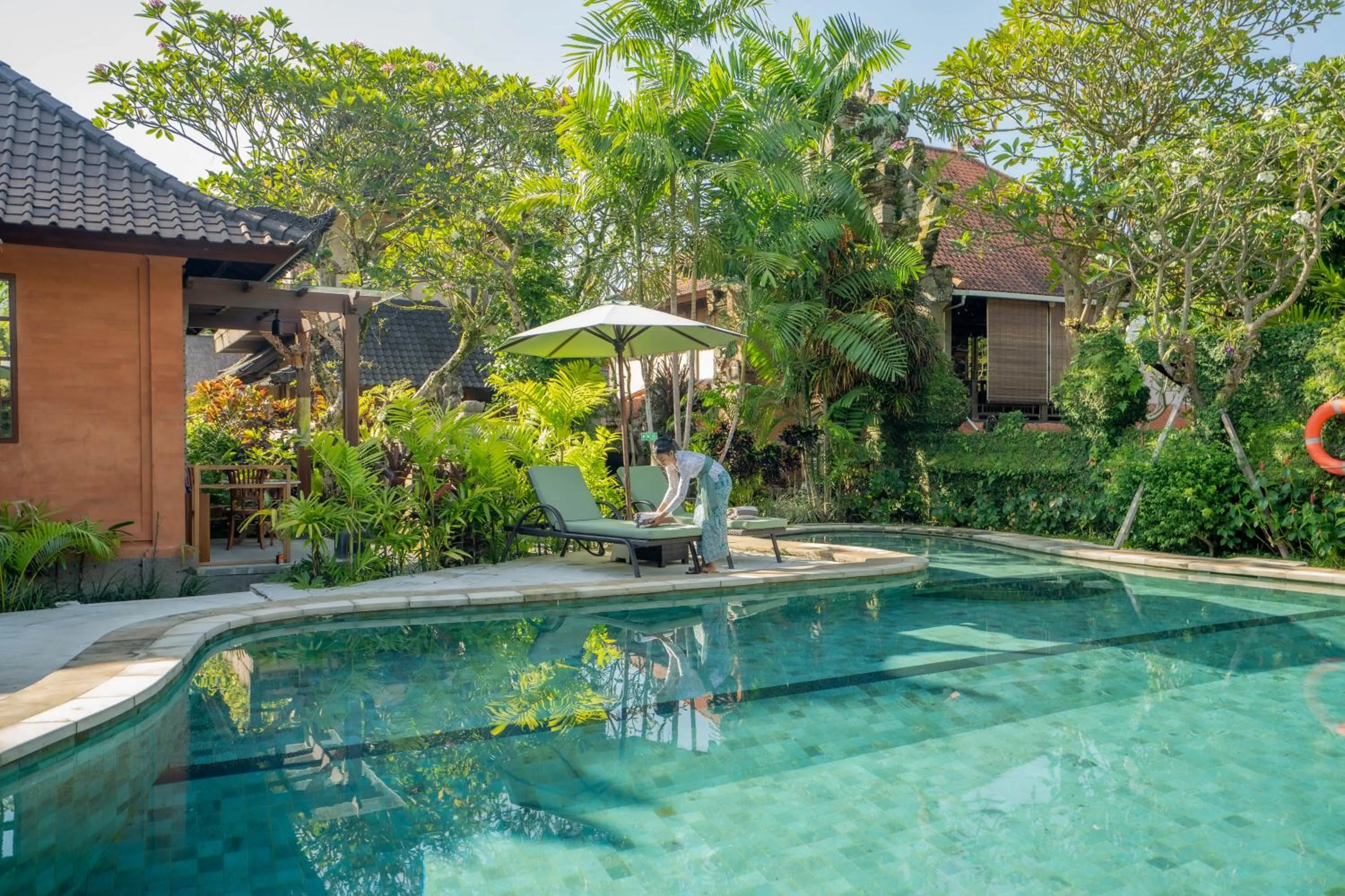 Swimming pool in Puri Saraswati Dijiwa Ubud