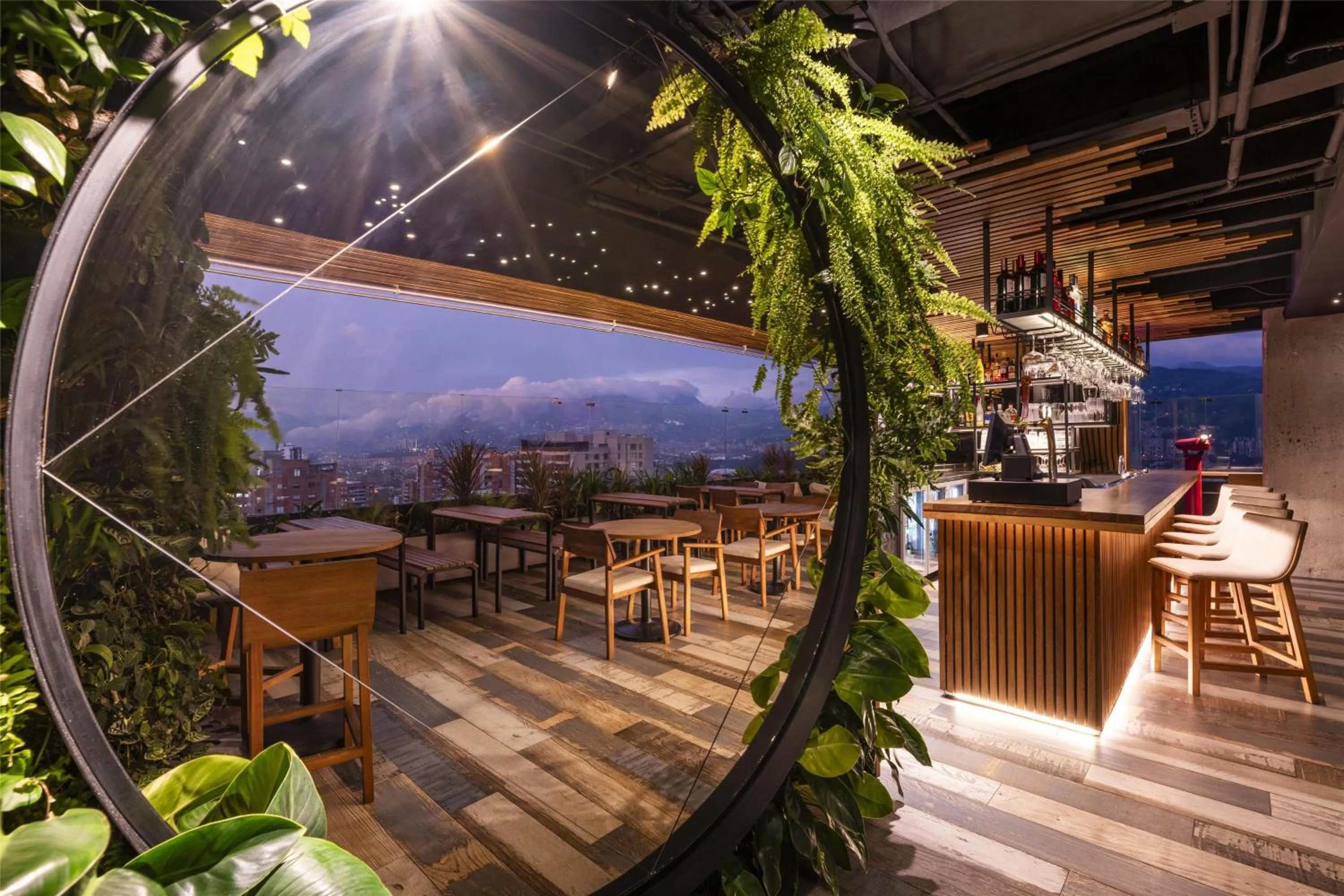 Lounge or bar in York Medellin, Curio Collection by Hilton