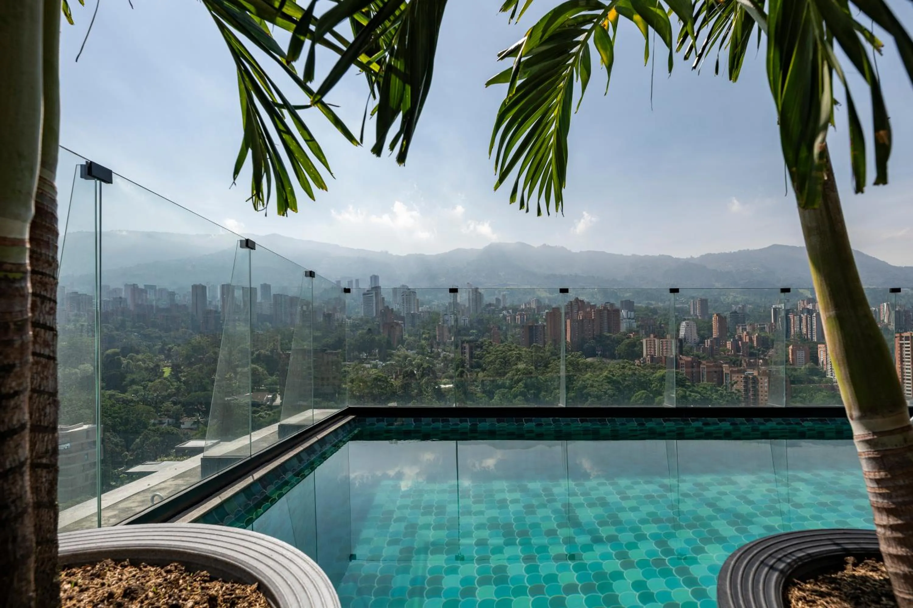 Mountain view in Hotel York Luxury Suites Medellin by Preferred