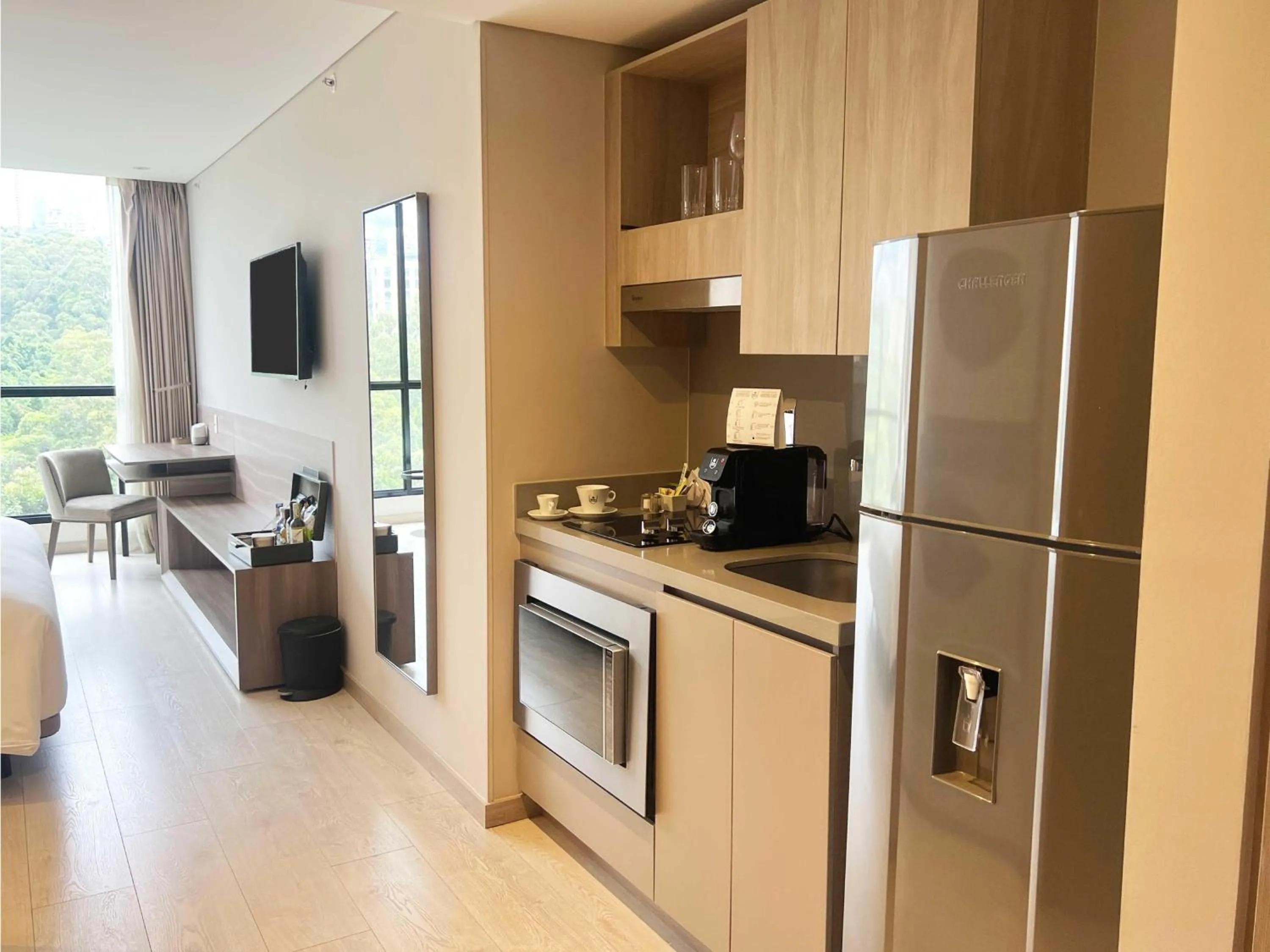 Kitchen or kitchenette in York Medellin, Curio Collection by Hilton