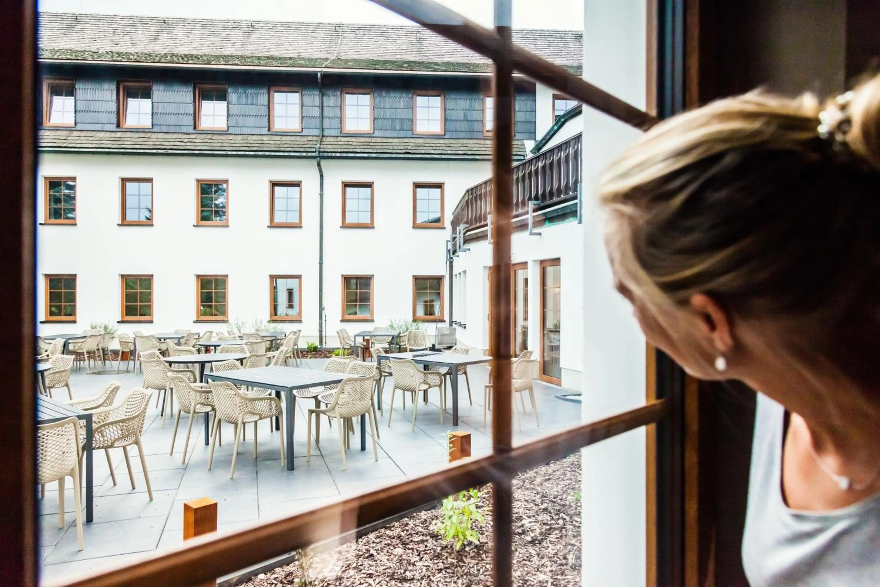 Balcony/Terrace in Waldhotel Kreuztanne