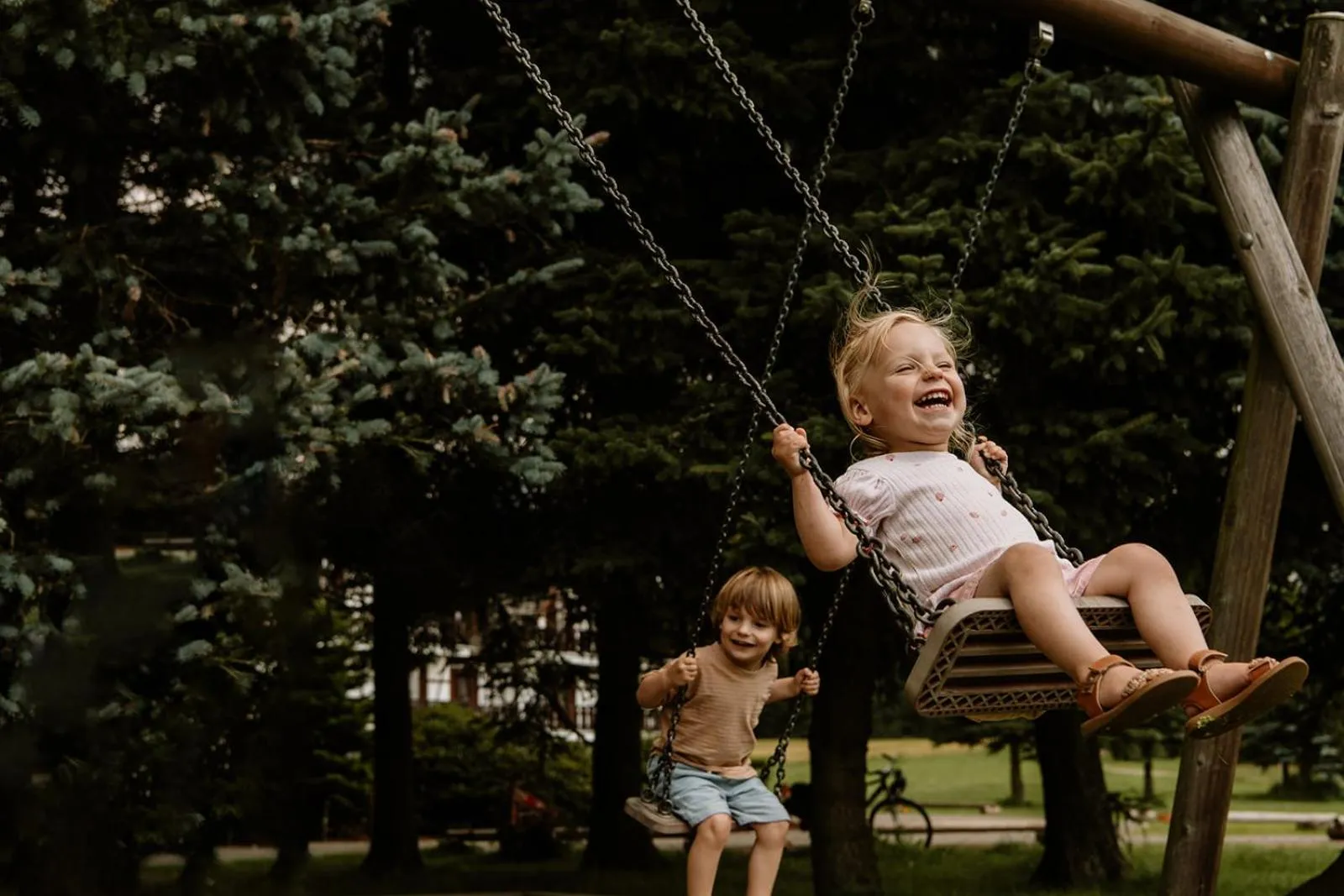Children play ground in Waldhotel Kreuztanne