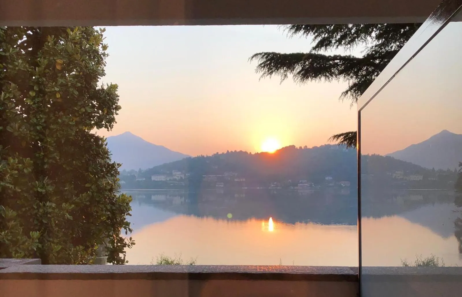 Natural landscape in Hotel Chalet del Lago